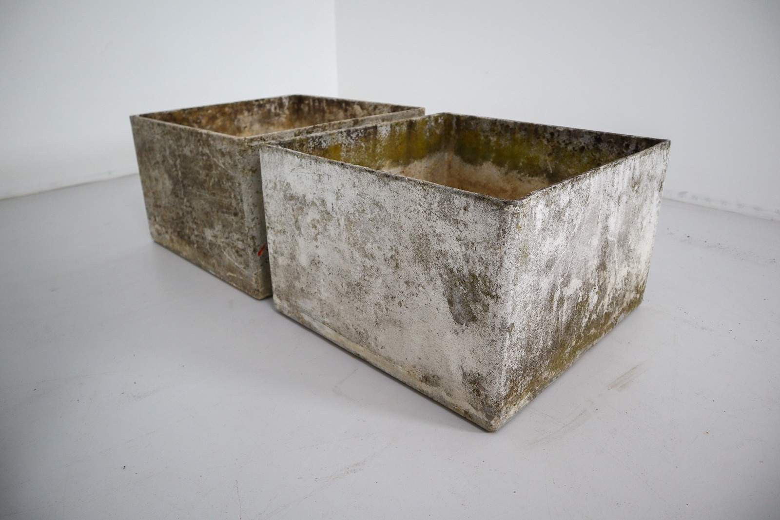 Pair of Willy Guhl Square Planters