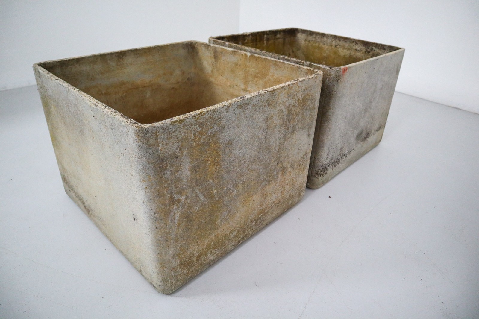 Pair of Willy Guhl Square Planters