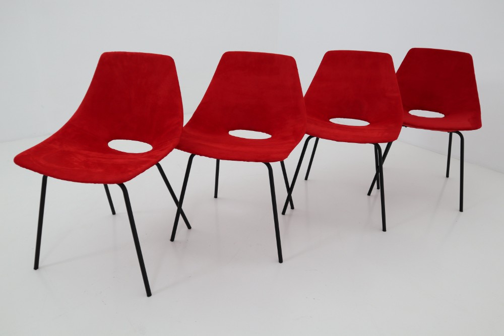 Pierre Guariche, Attributed, Set of Four 