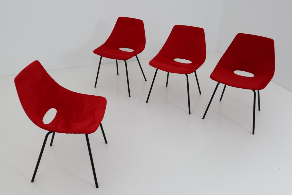 Pierre Guariche, Attributed, Set of Four 