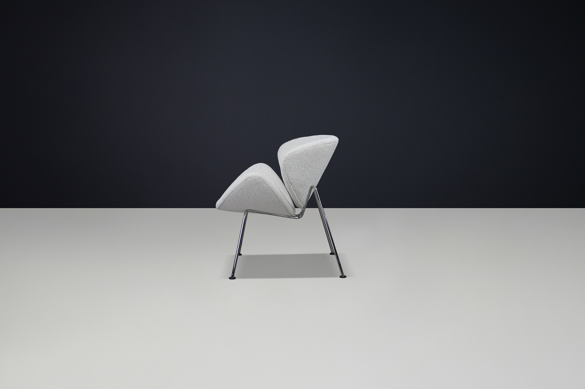 Pierre Paulin “Slice” Lounge Bouclé Chair for Artifort, 1970s, The Netherlands Late-20th century