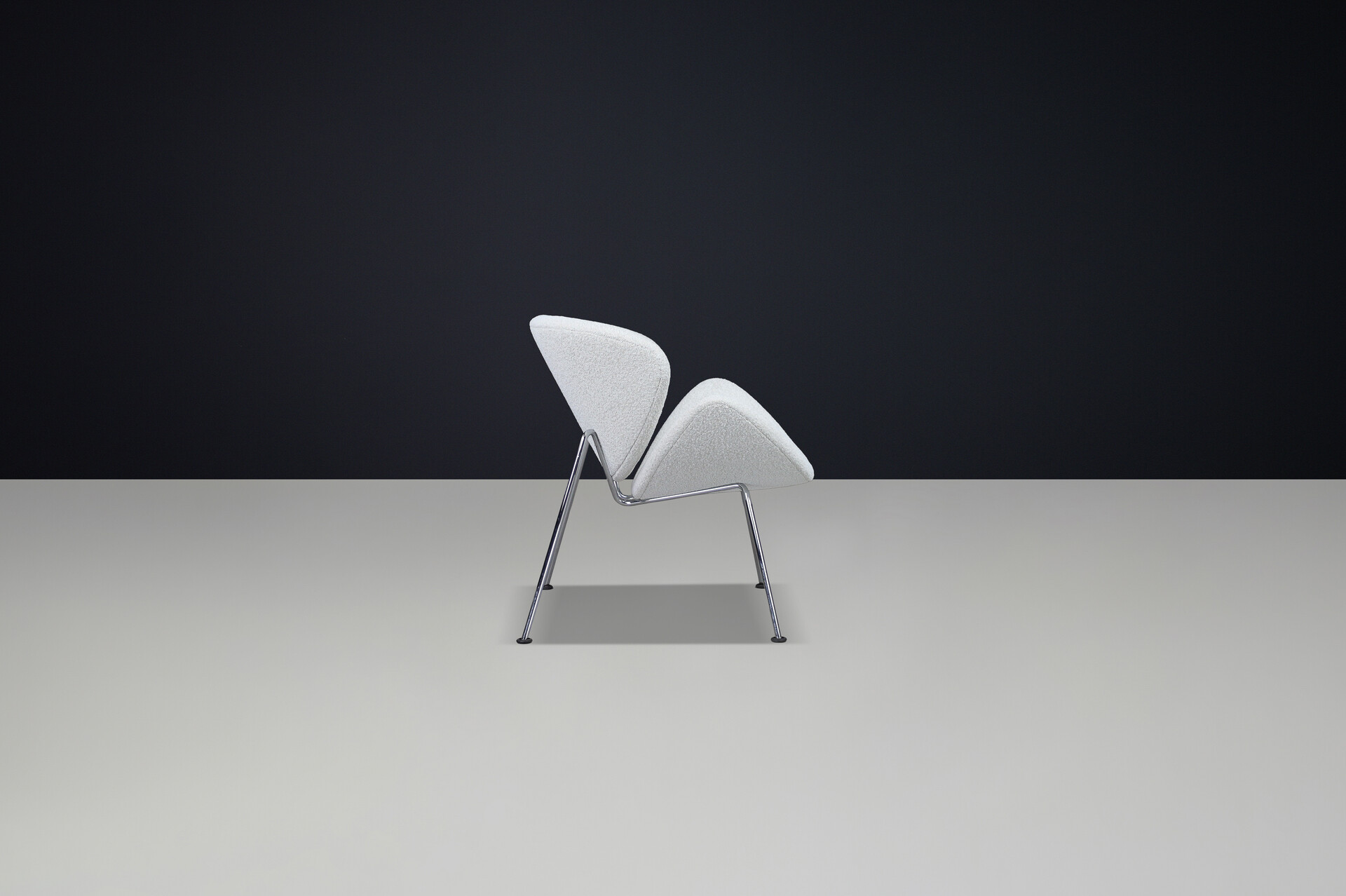 Pierre Paulin “Slice” Lounge Bouclé Chair for Artifort, 1970s, The Netherlands Late-20th century