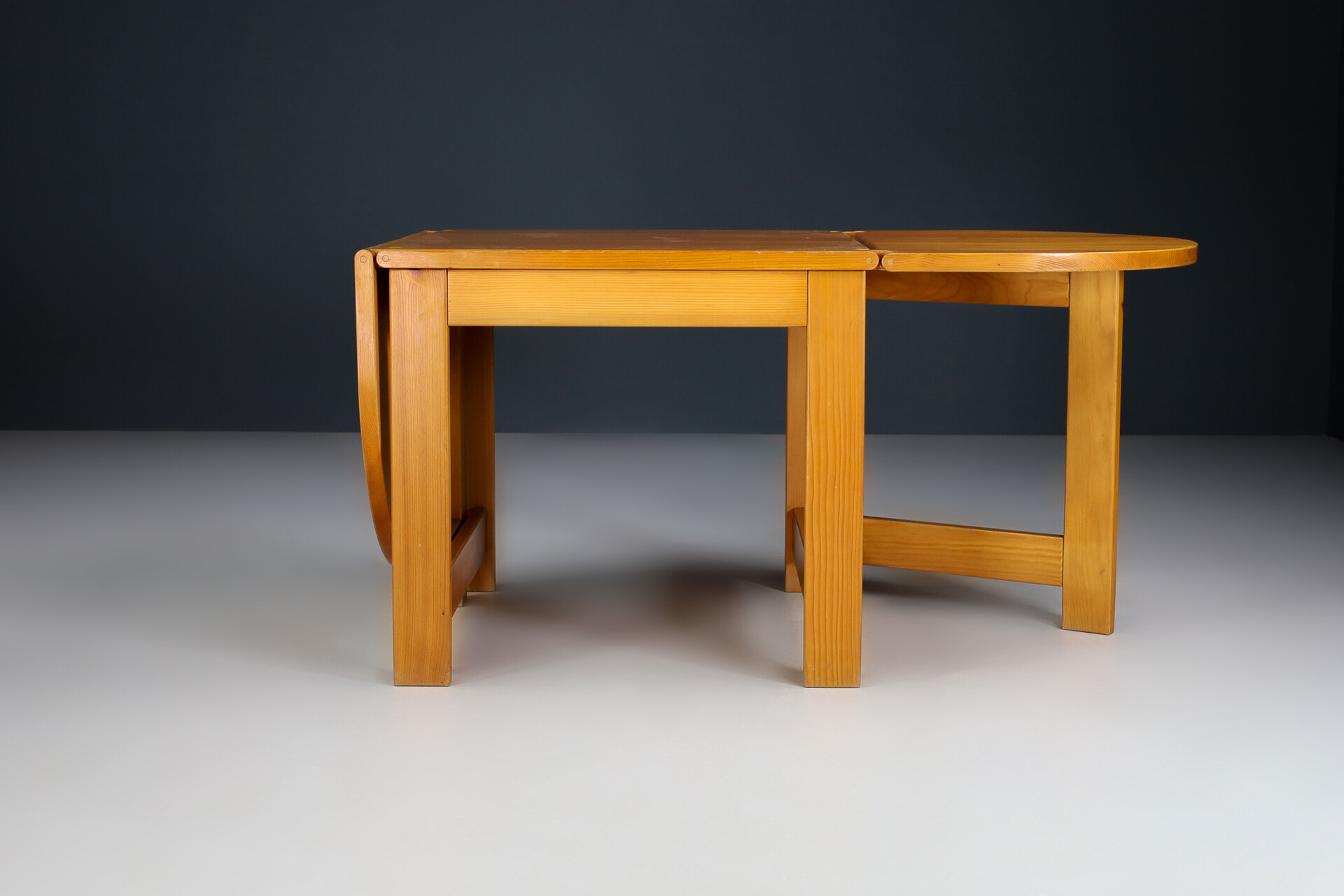 Pinewood Dining Table, France 1960s Mid-20th century