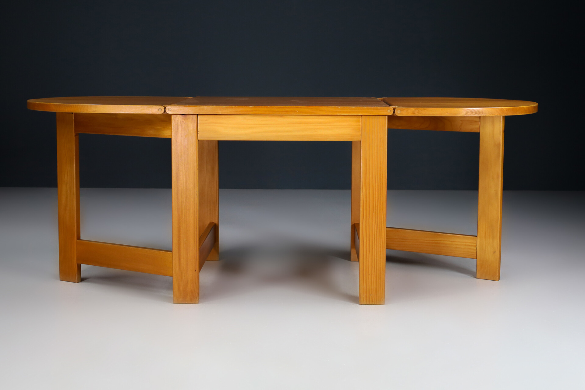 Pinewood Dining Table, France 1960s Mid-20th century