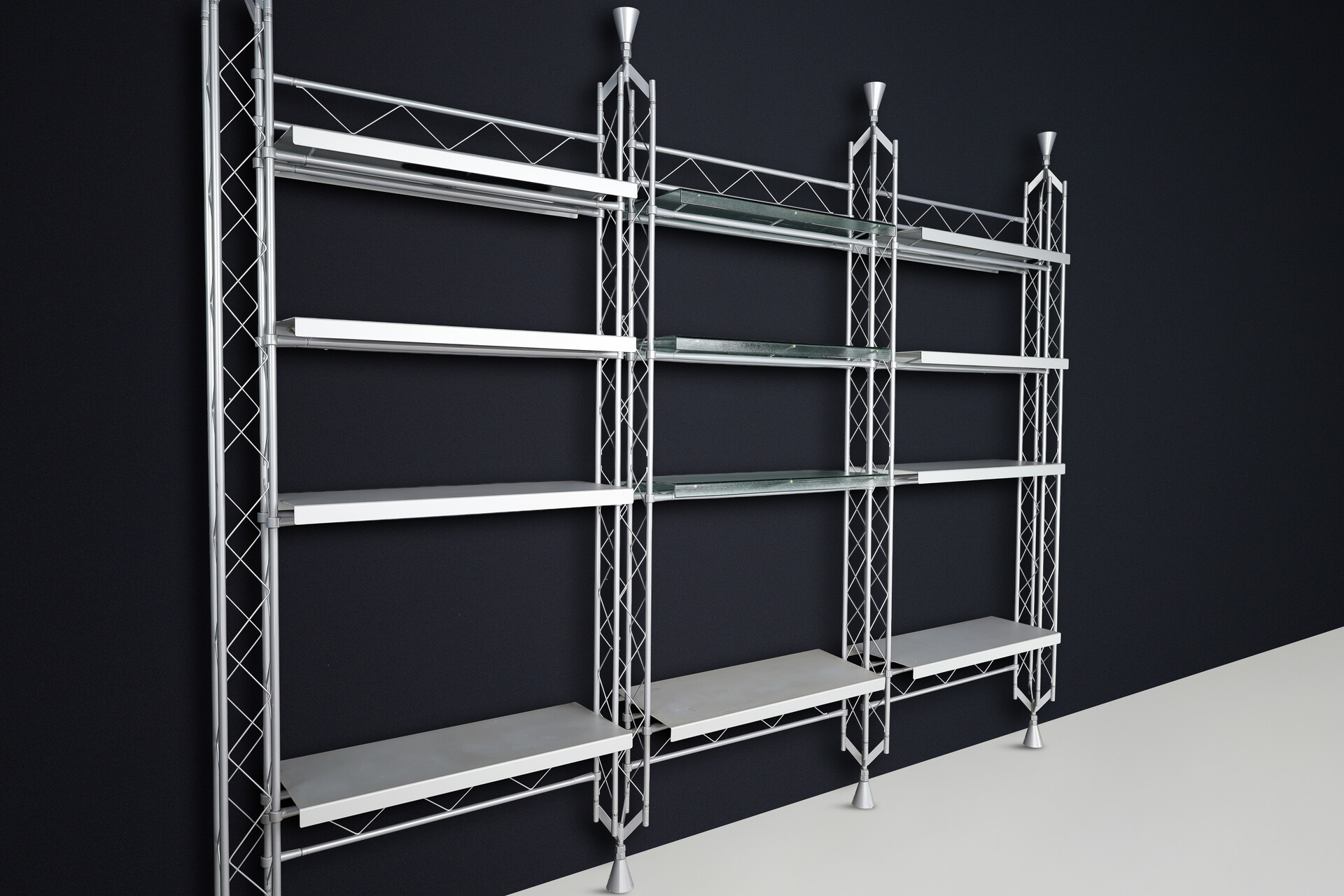 Post modern “Abracadabra” Shelving Unit by De Pas, D’Urbino & Lomazzi for Zerodisegnio Italy 1990 Late-20th century