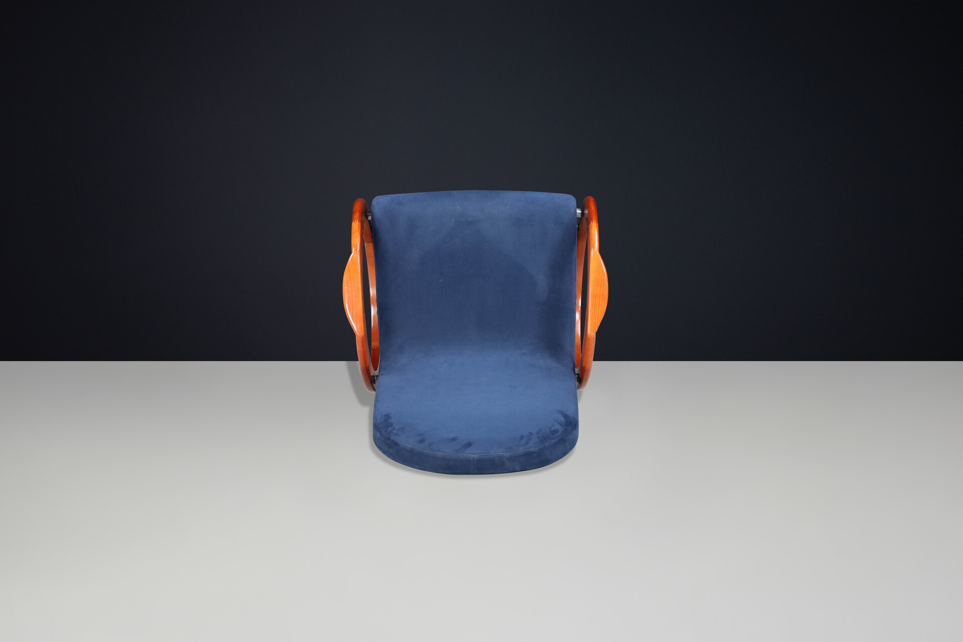 Post modern Armchair in original Fabric, Italy 1970 Mid-20th century