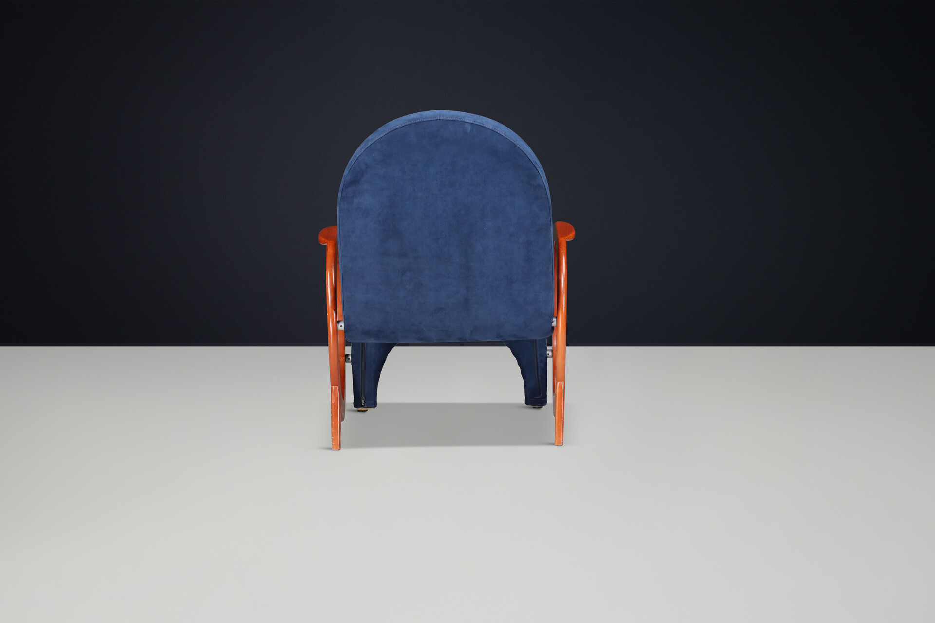 Post modern Armchair in original Fabric, Italy 1970 Mid-20th century