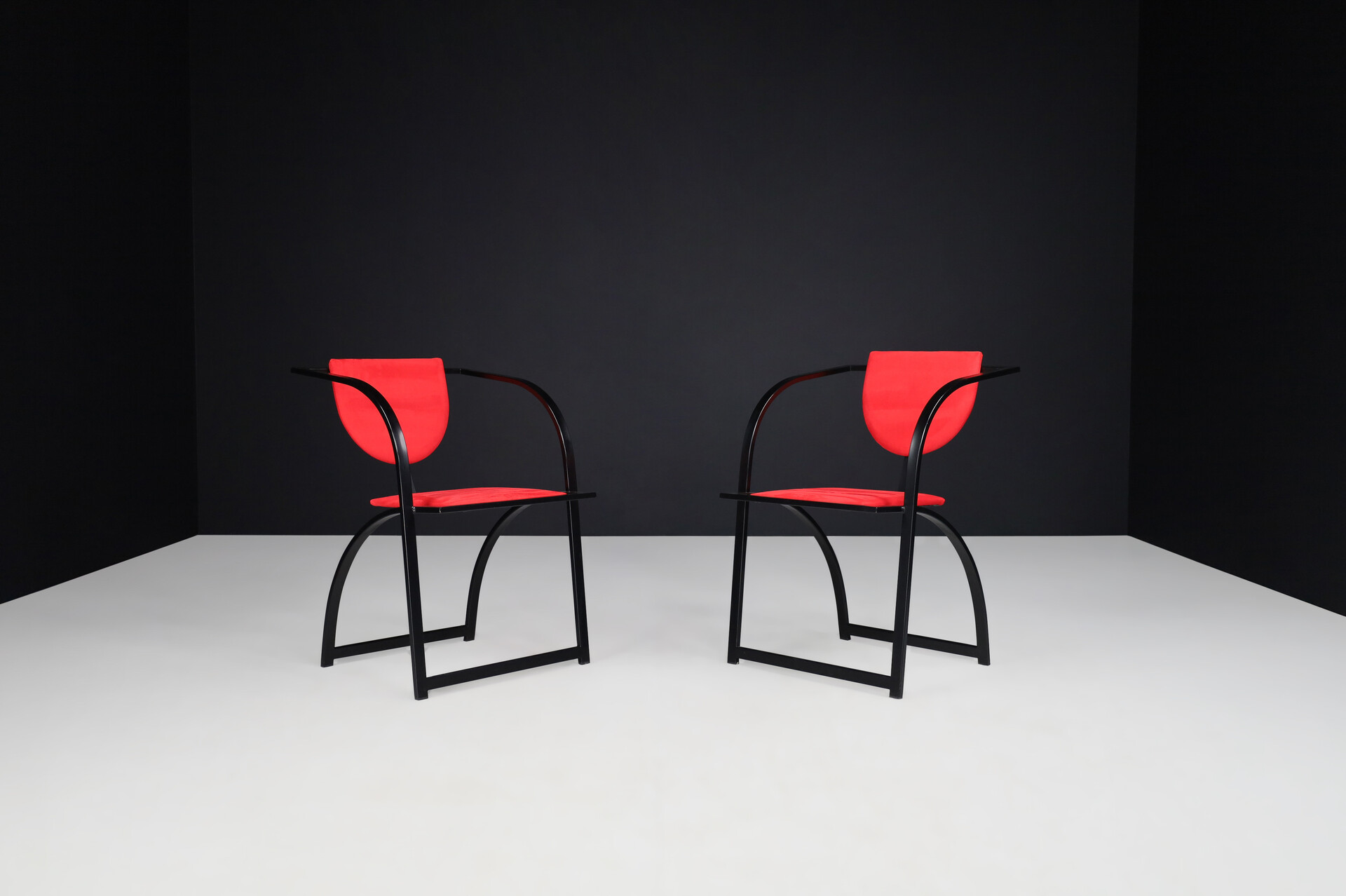 Post modern Armchairs From KFF Karl-Friedrich, Germany 1980s Late-20th century