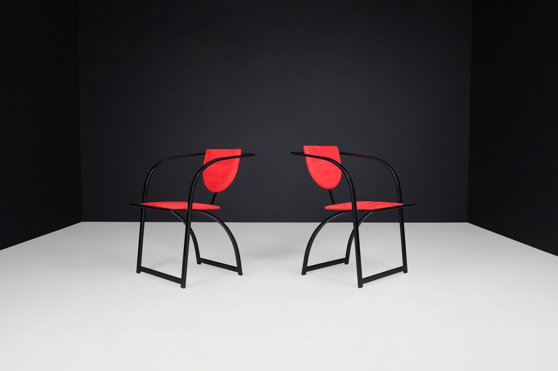 Post modern Armchairs From KFF Karl-Friedrich, Germany 1980s Late-20th century