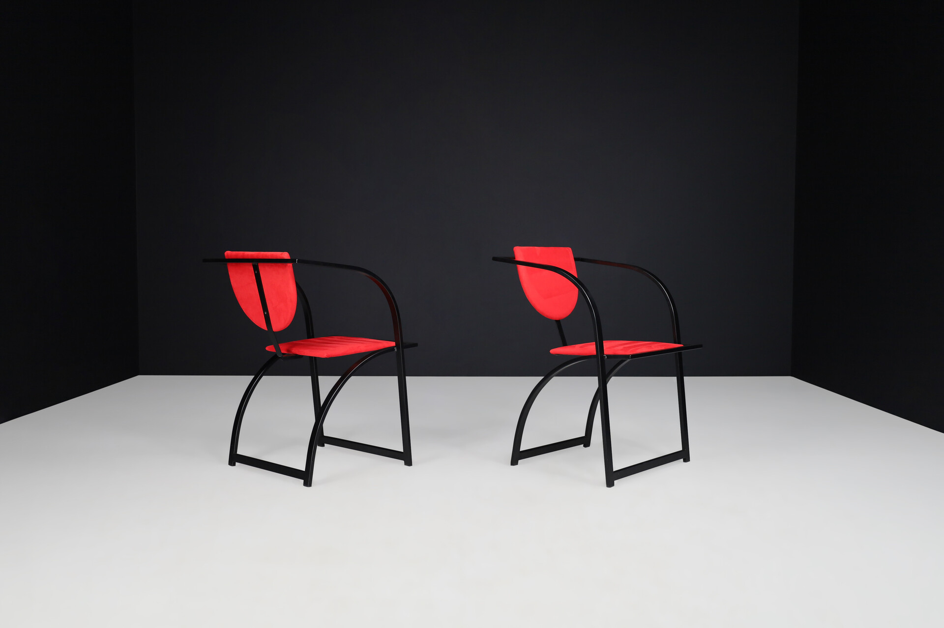 Post modern Armchairs From KFF Karl-Friedrich, Germany 1980s Late-20th century