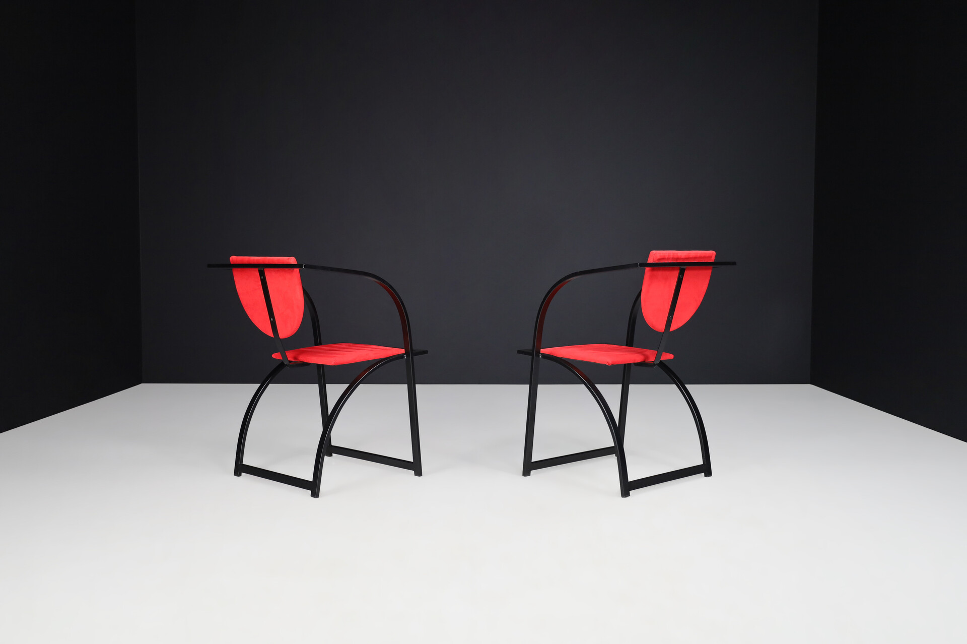 Post modern Armchairs From KFF Karl-Friedrich, Germany 1980s Late-20th century