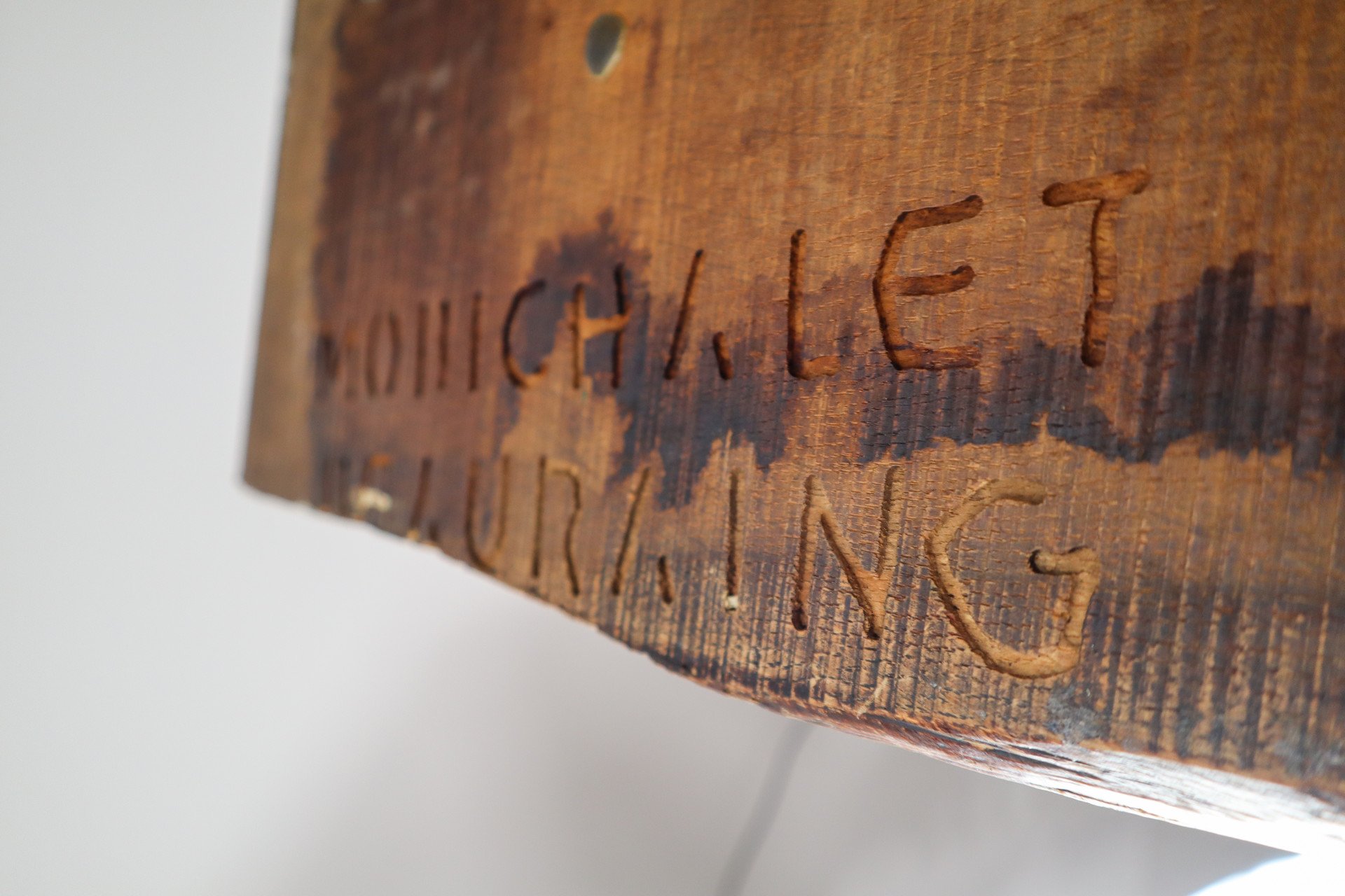 Primitive / Brutalist Heavy Oak Ding Table France 1960s Mid-20th century