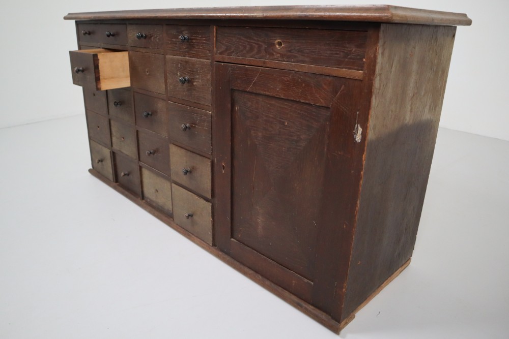 Primitive Cabinet with drawers France 1900 20th century