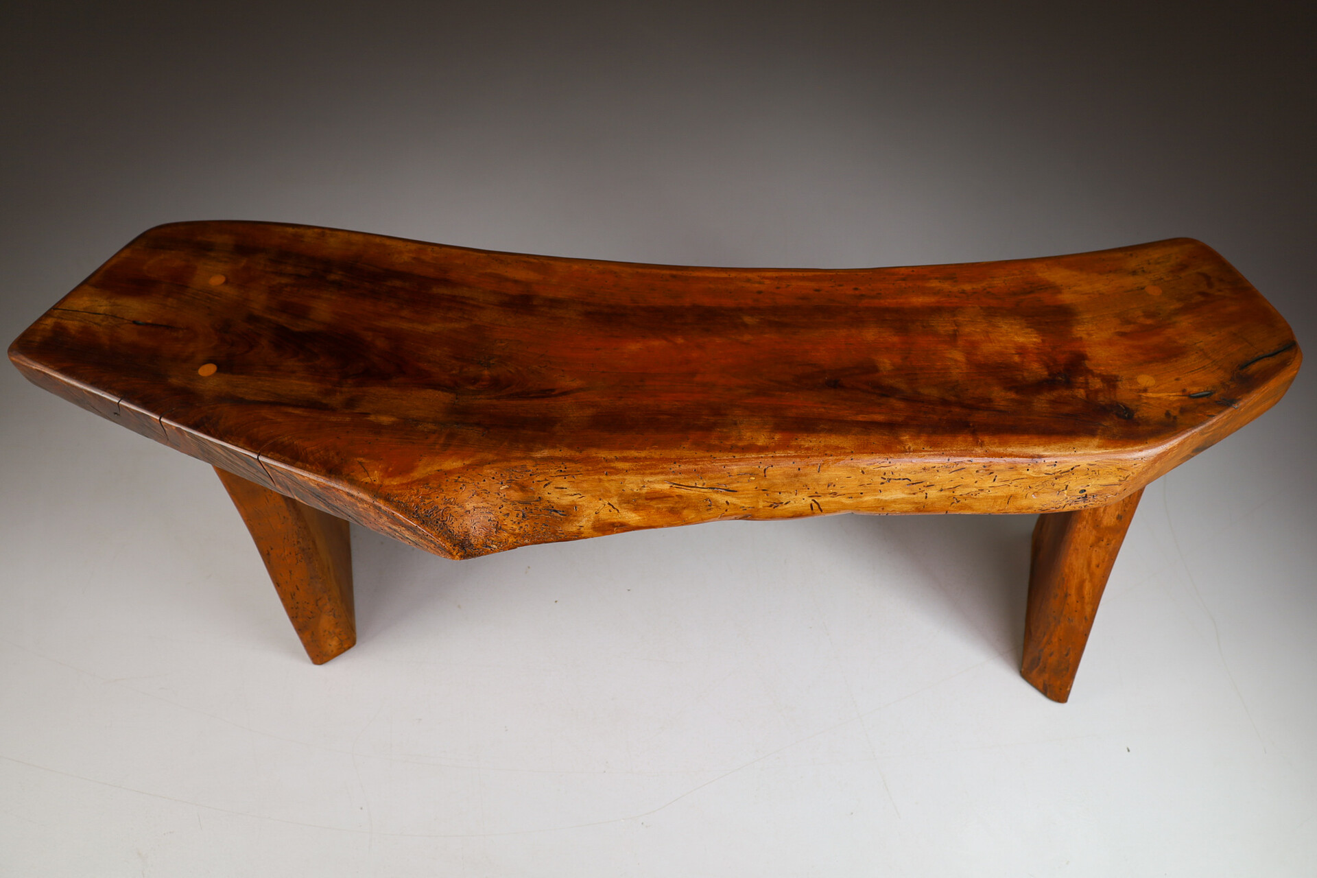 Primitive Elm Bench, France 1960 