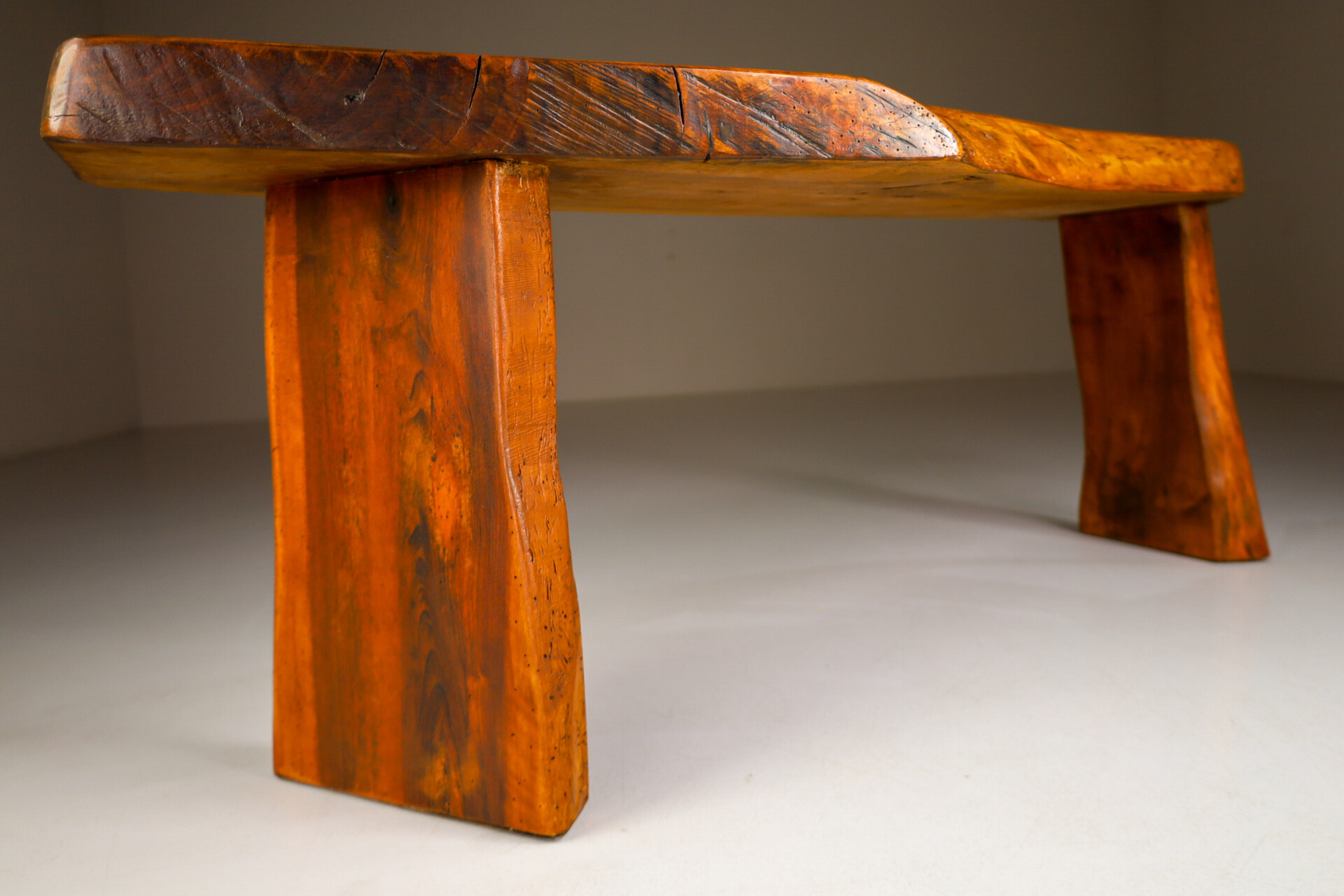 Primitive Elm Bench, France 1960 