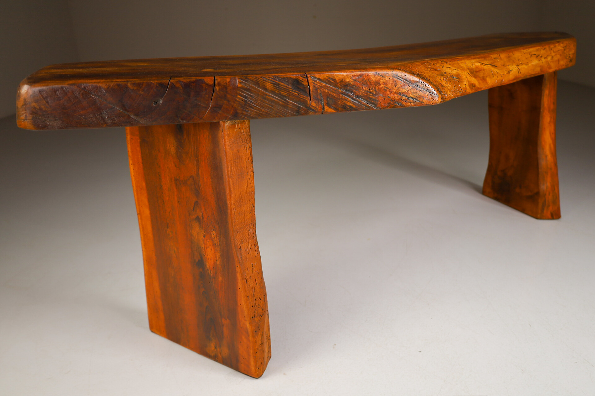 Primitive Elm Bench, France 1960 