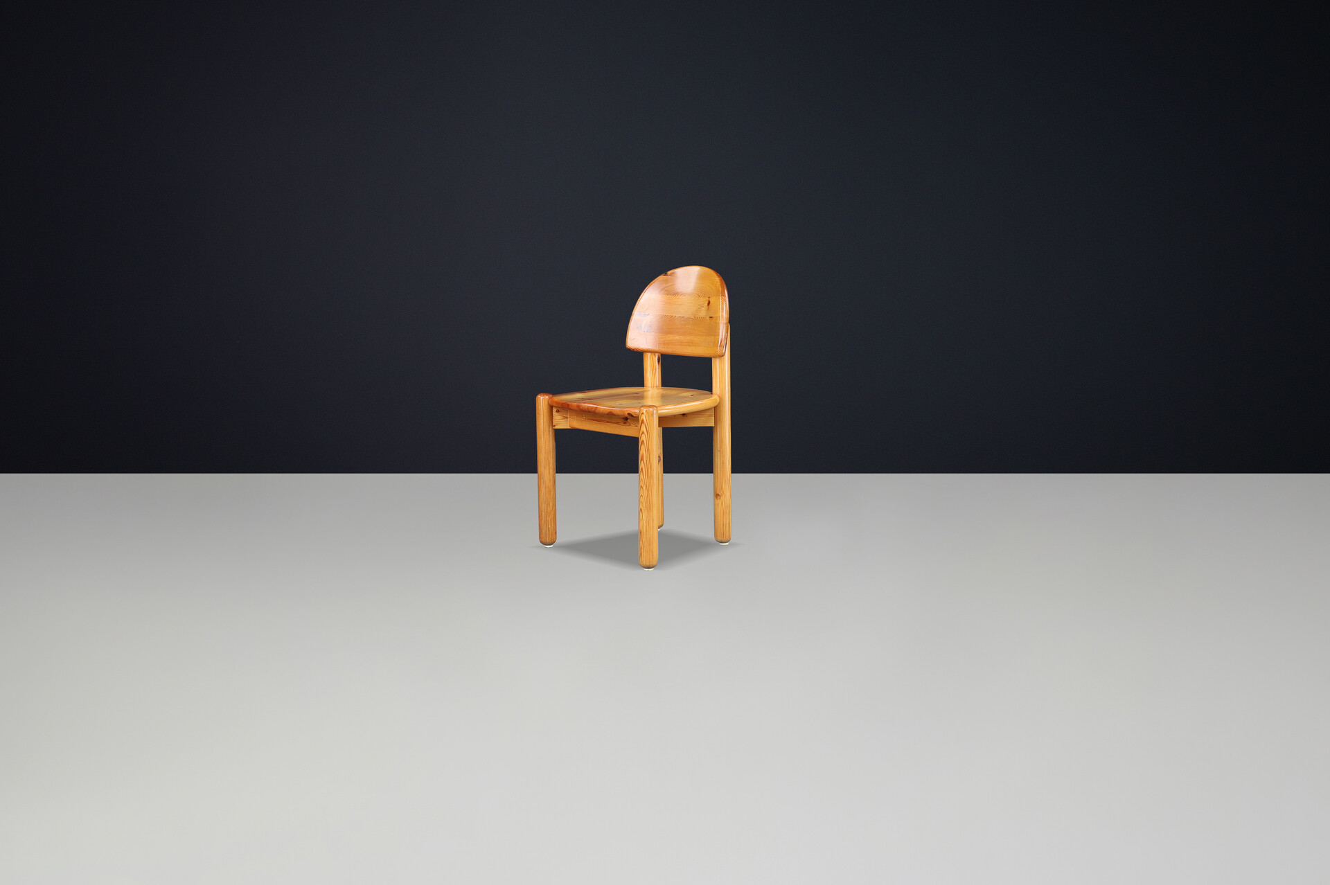 Rainer Daumiller Dining Chairs in Solid Pine for Hirtshals Sawmill, Denmark, 1970s Late-20th century