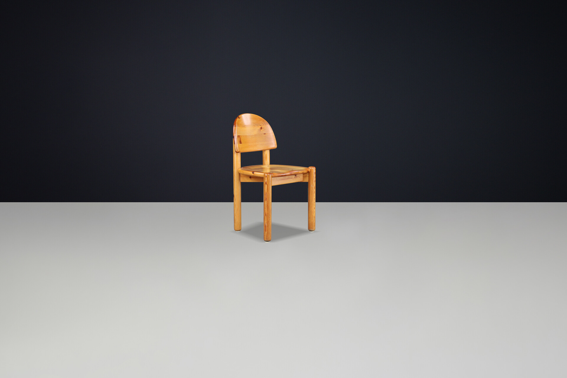 Rainer Daumiller Dining Chairs in Solid Pine for Hirtshals Sawmill, Denmark, 1970s Late-20th century