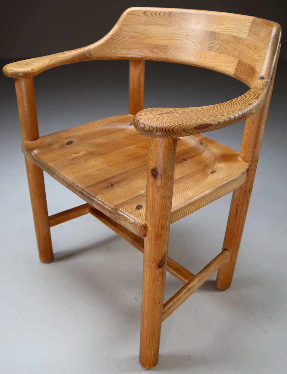 Rainer Daumiller Set of Six Pine Dining Chairs Denmark 1970s Mid-20th century