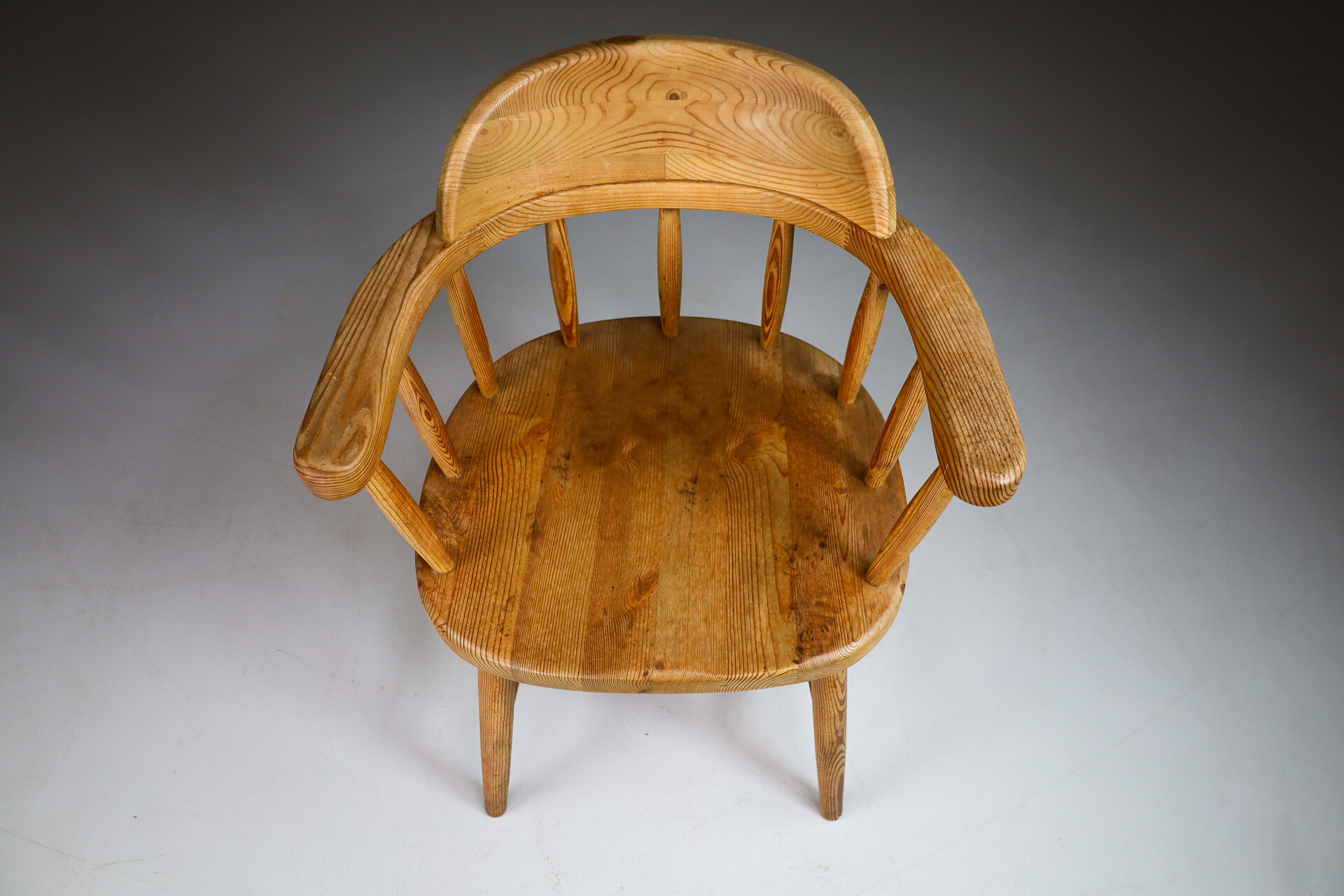 Rainer Daumiller style Set Of Six Pine Dining Chairs Denmark 1970s Late-20th century