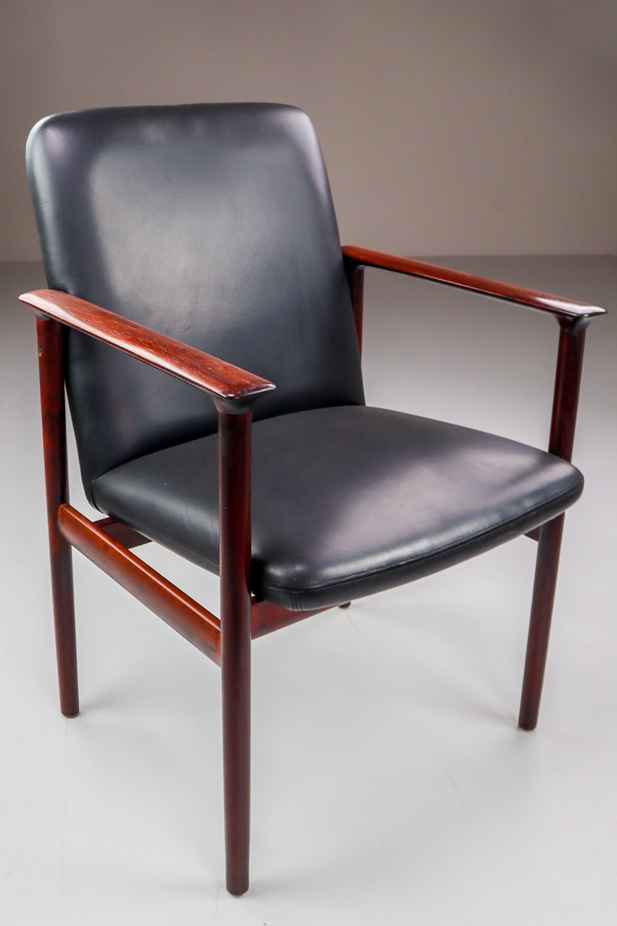 Rosewood Impala Dining Chair by Cor Bontebal for Fristho The netherlands 1960s Mid-20th century
