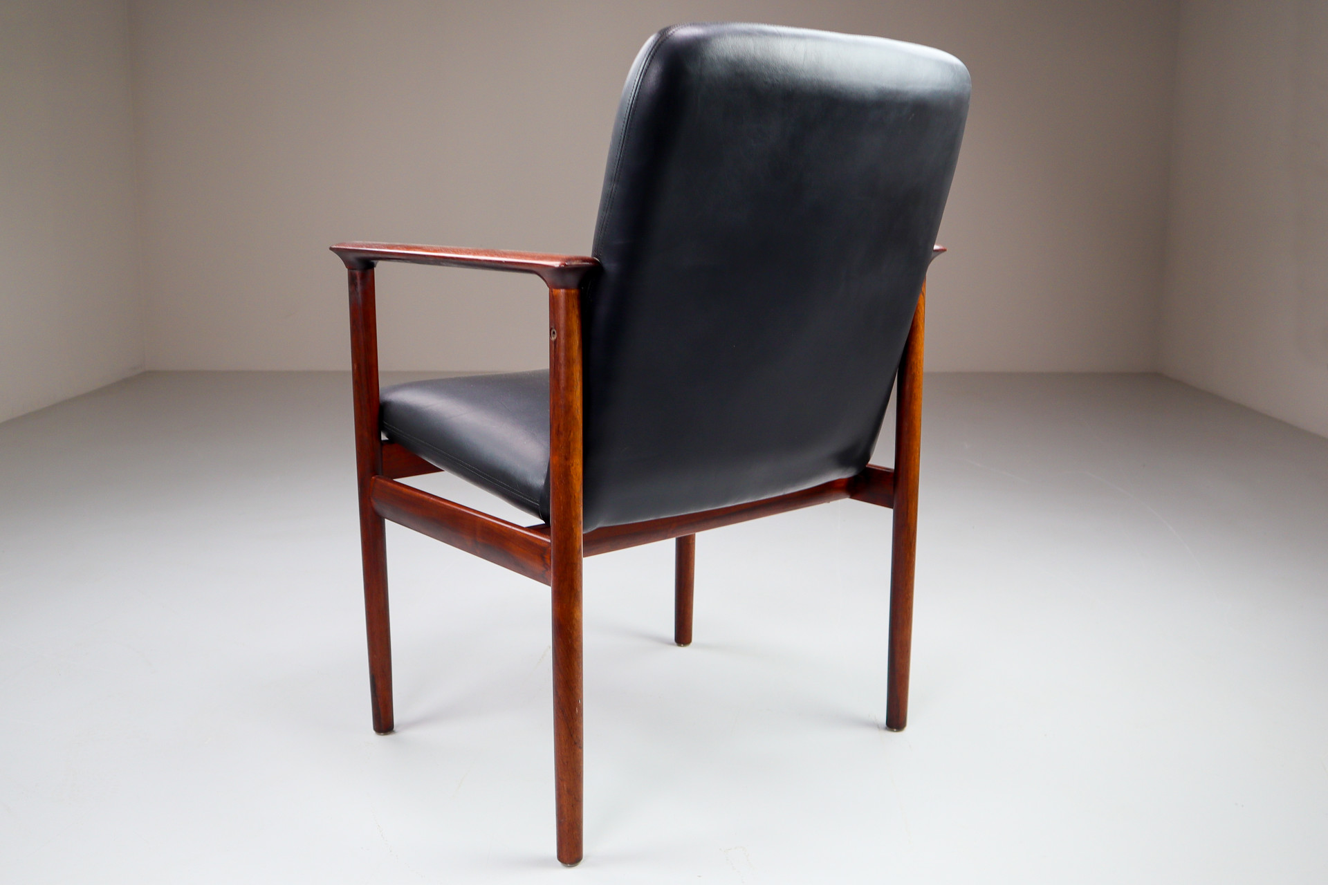 Rosewood Impala Dining Chair by Cor Bontebal for Fristho The netherlands 1960s Mid-20th century