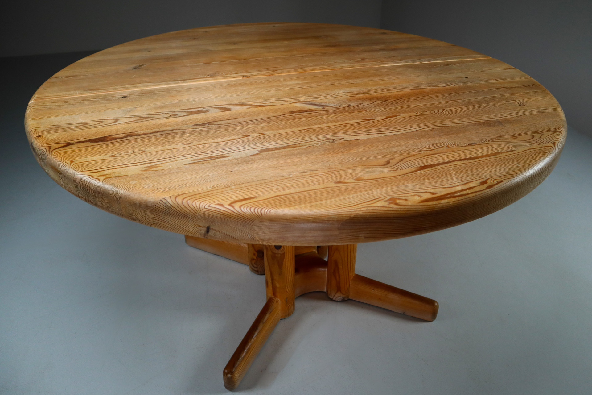 Round or Extendable Oval Dining Table by Rainer Daumiller, Denmark, 1970s Late-20th century