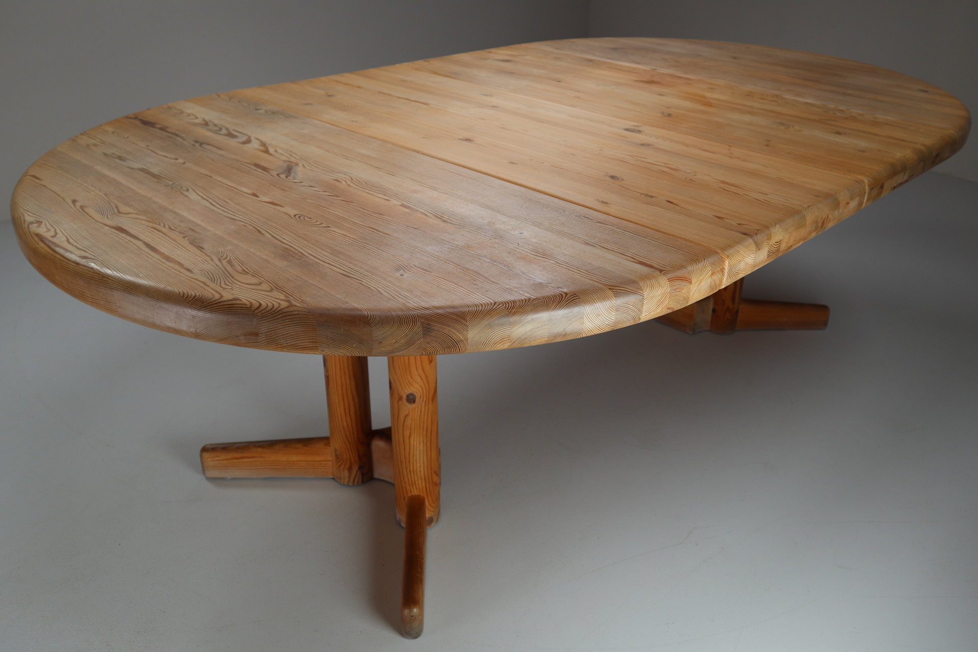 Round or Extendable Oval Dining Table by Rainer Daumiller, Denmark, 1970s Late-20th century
