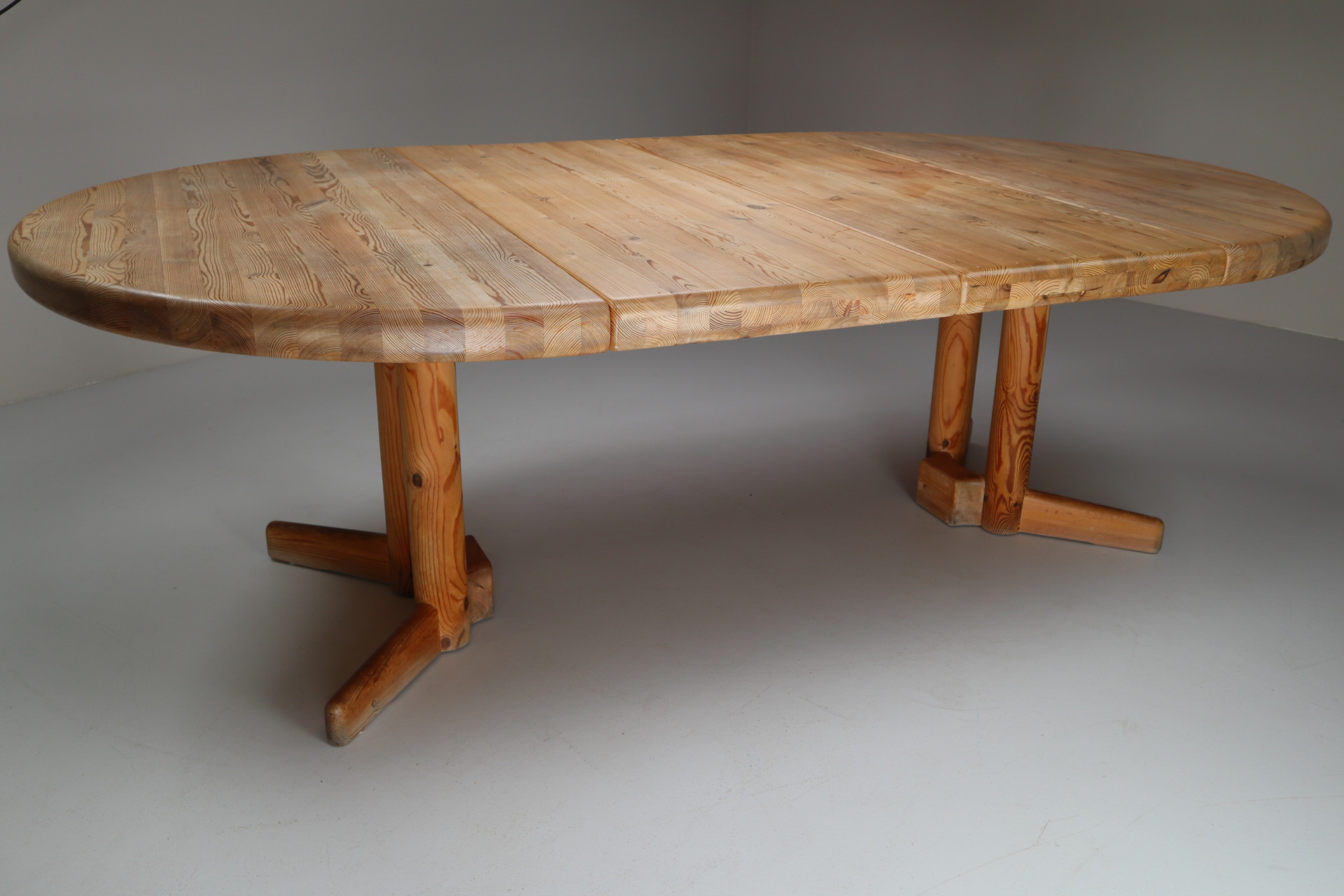 Round or Extendable Oval Dining Table by Rainer Daumiller, Denmark, 1970s Late-20th century