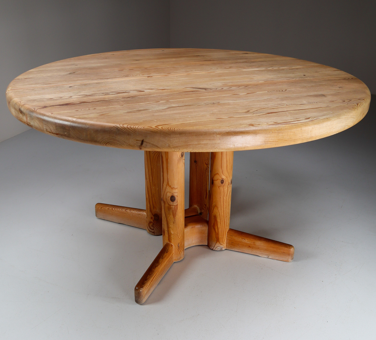 Round or Extendable Oval Dining Table by Rainer Daumiller, Denmark, 1970s Late-20th century