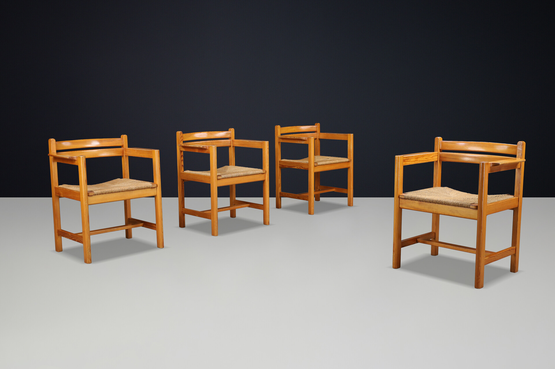 Scandinavian modern Asserbo Armchairs by Børge Mogensen for Karl Andersson & Söner, 1960s Mid-20th century