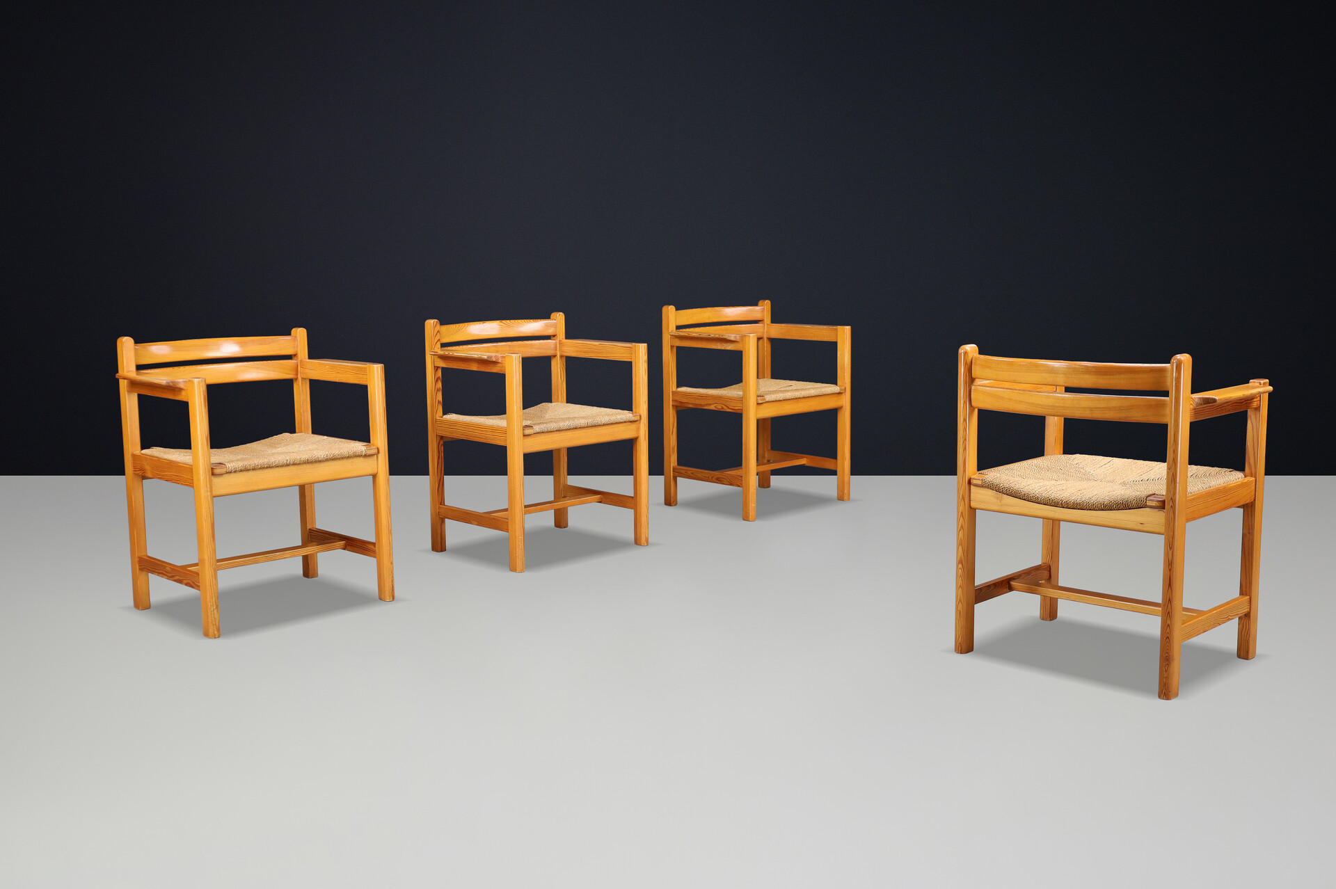 Scandinavian modern Asserbo Armchairs by Børge Mogensen for Karl Andersson & Söner, 1960s Mid-20th century