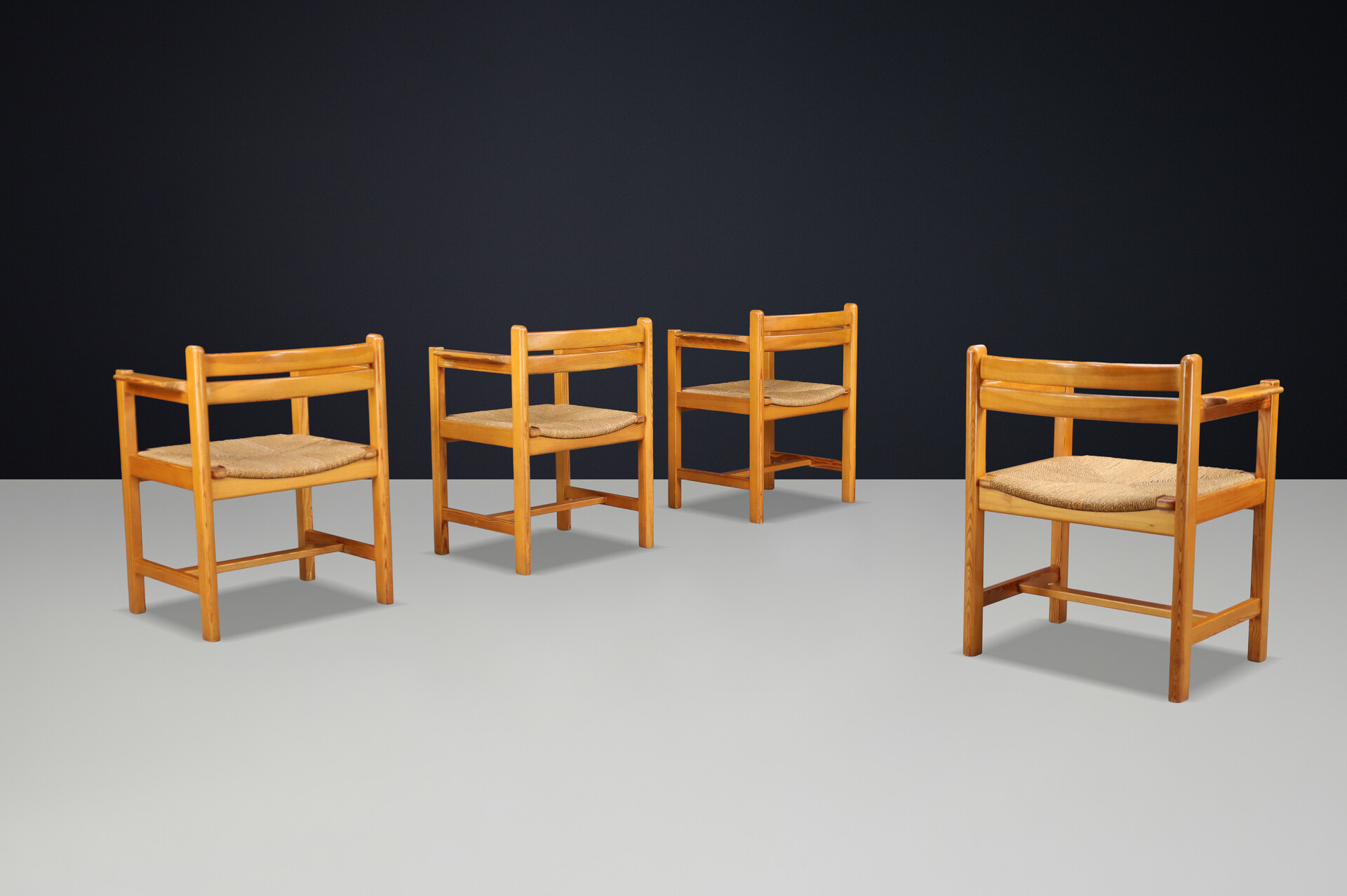 Scandinavian modern Asserbo Armchairs by Børge Mogensen for Karl Andersson & Söner, 1960s Mid-20th century