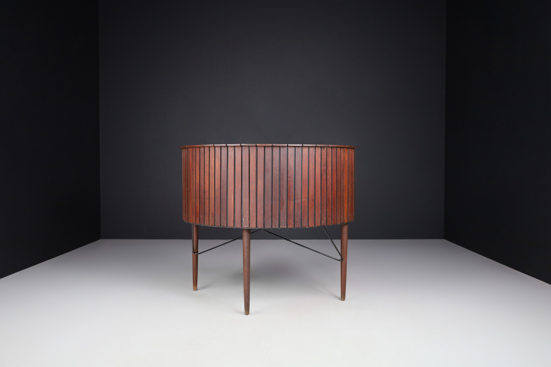 Scandinavian modern Home Bar / counter by Sika Møbler Teak,Denmark 1960s Mid-20th century