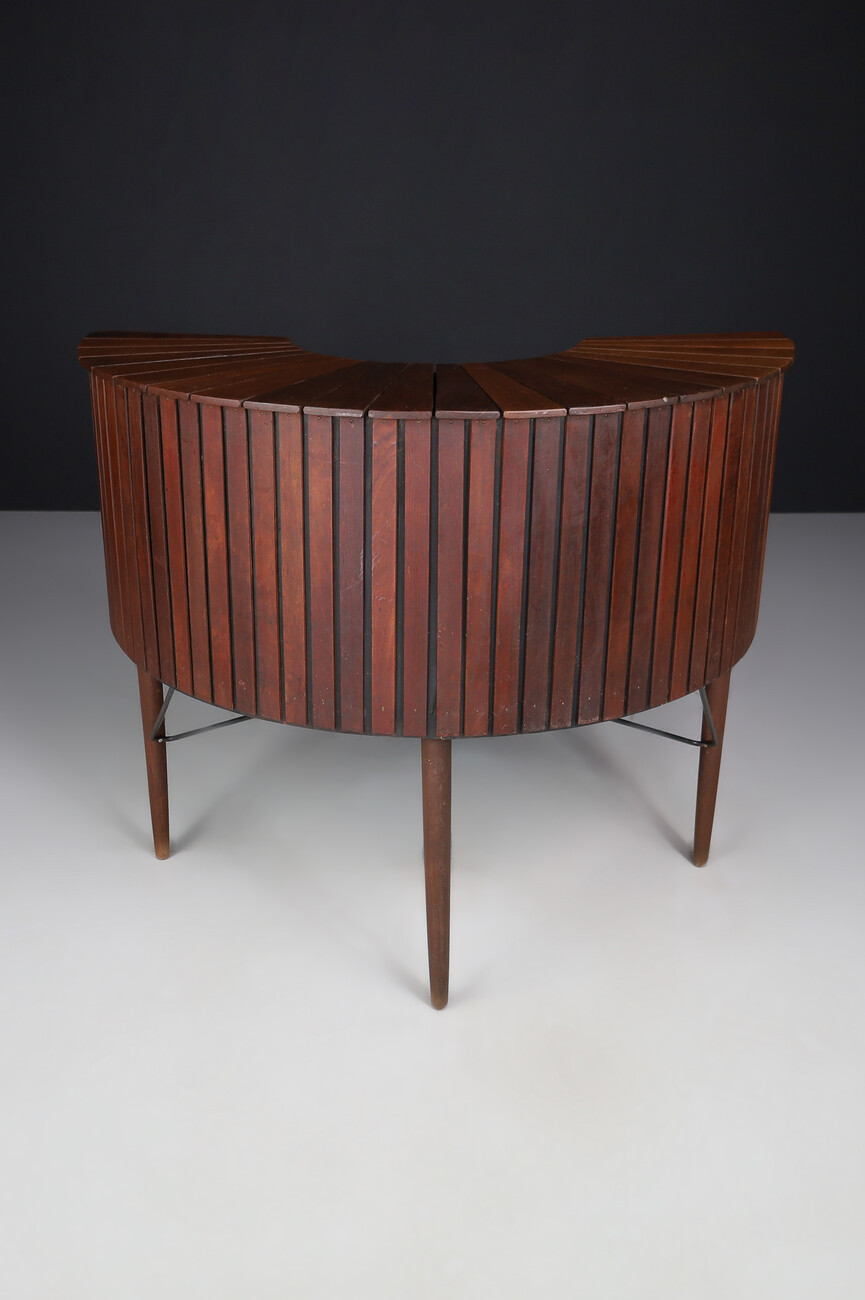 Scandinavian modern Home Bar / counter by Sika Møbler Teak,Denmark 1960s Mid-20th century