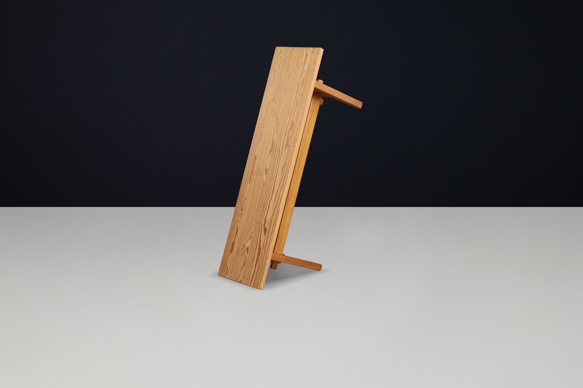 Scandinavian modern Pine bench 1960s Mid-20th century