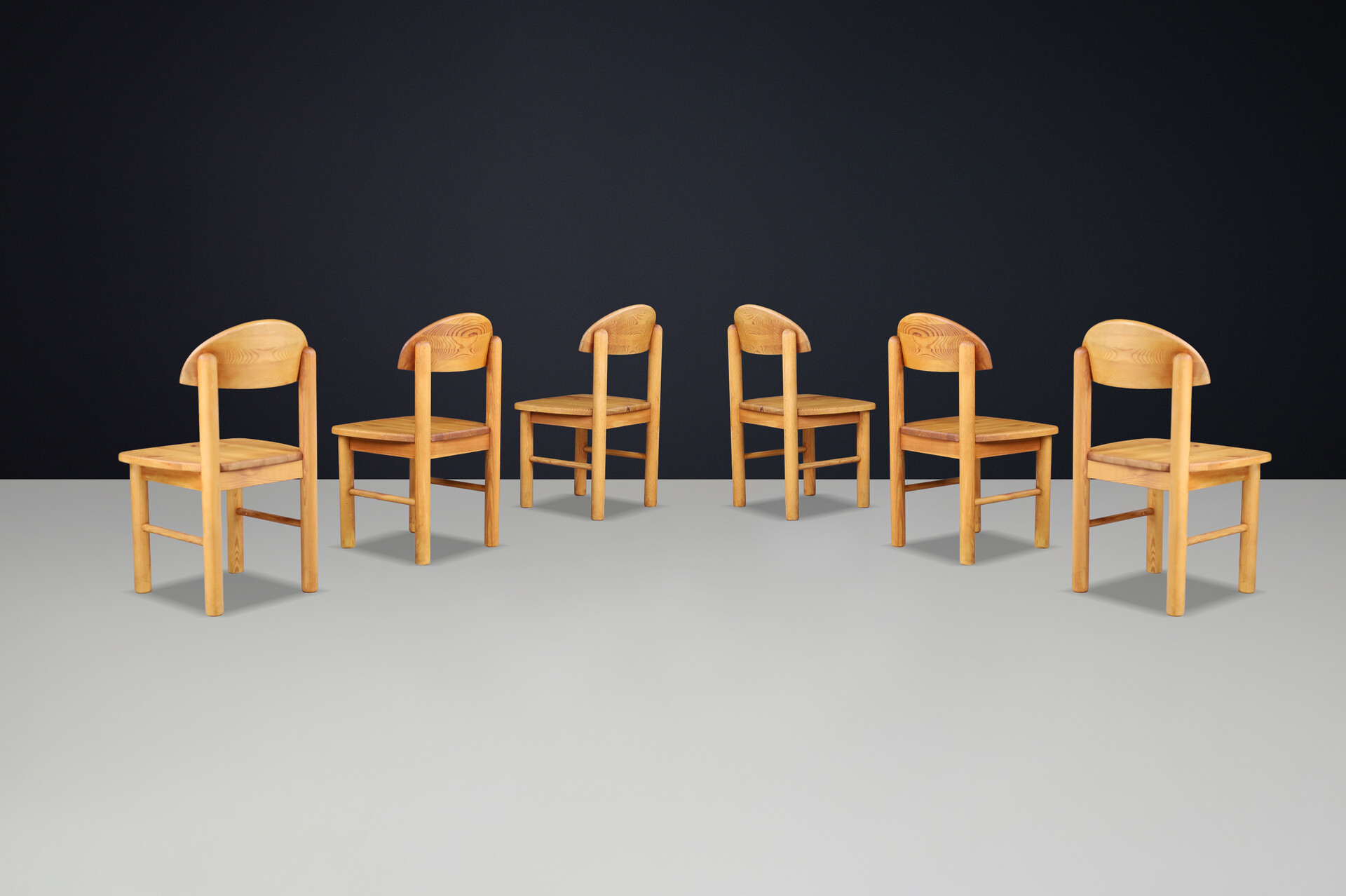 Scandinavian Modern Rainer Daumiller Dining Chairs, Denmark, 1970s Late-20th century