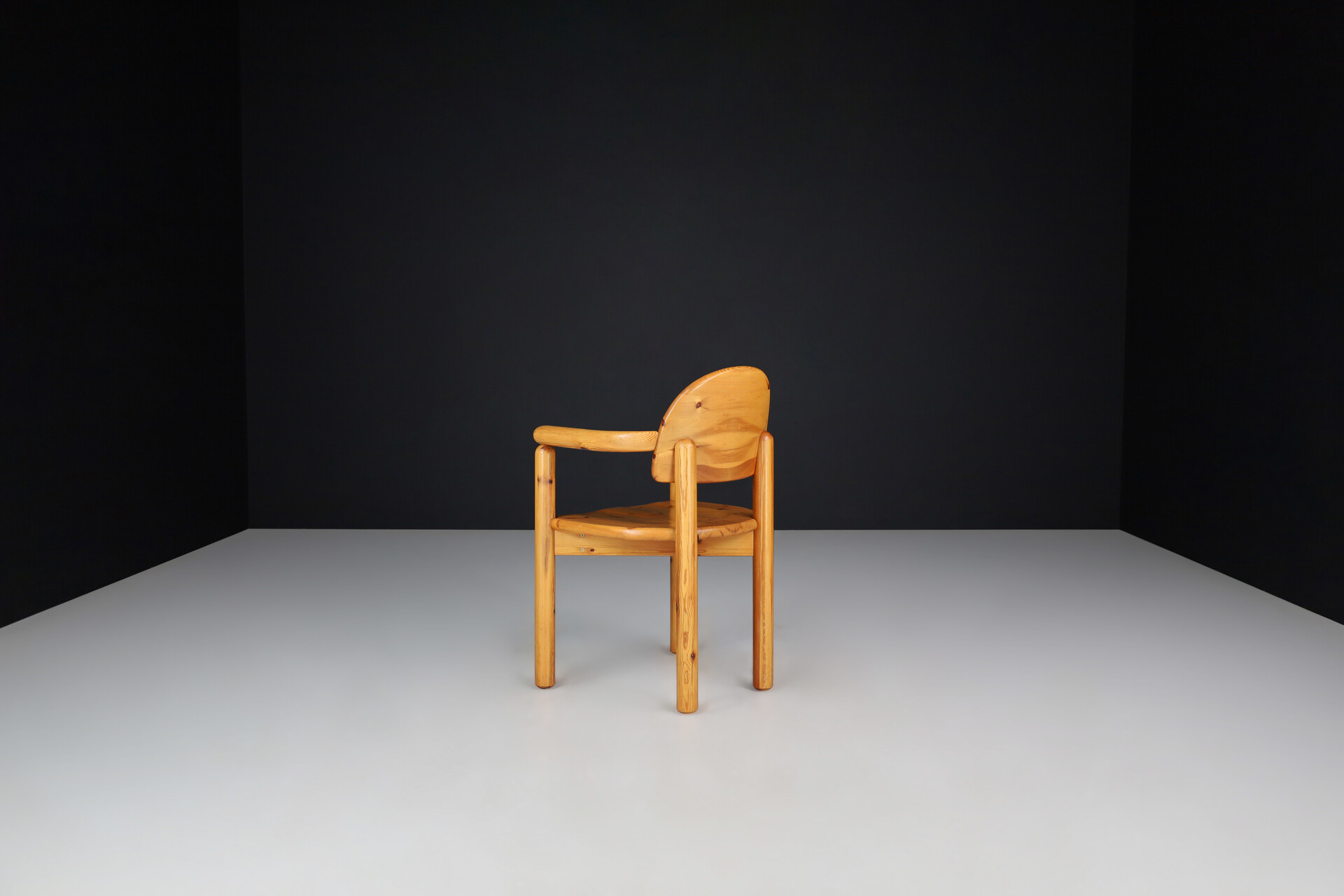 Scandinavian modern Rainer Daumiller Dining Room Chairs in Solid Pine, 1970s, Denmark Set/6 Late-20th century