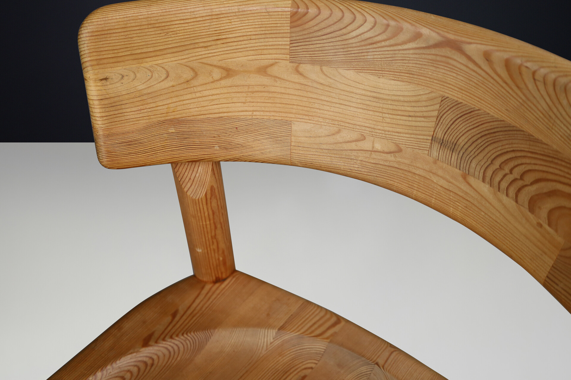 Scandinavian modern Rainer Daumiller Pine Wood Chair Denmark 1970 Mid-20th century