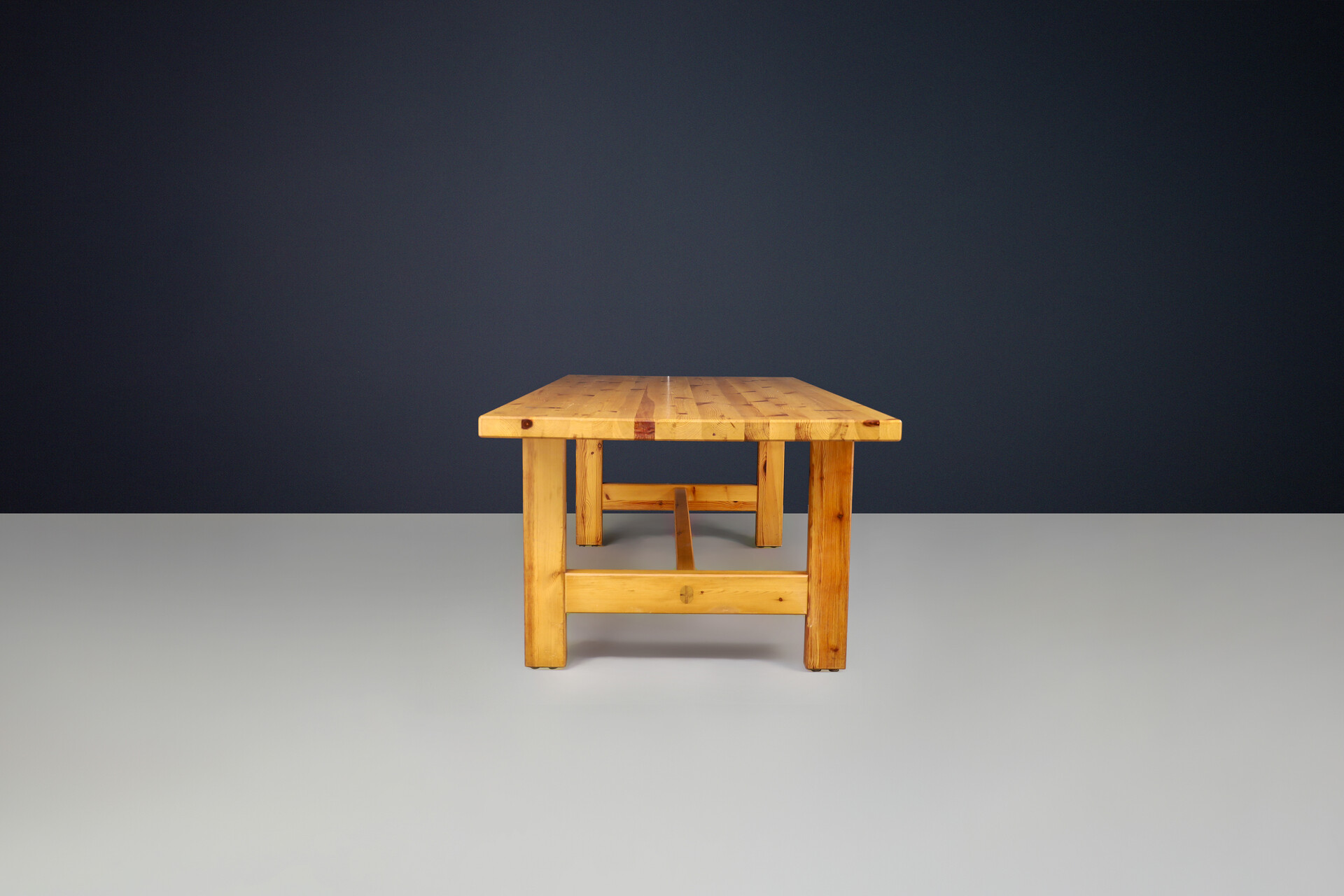 Scandinavian modern Roland Wilhelmsson for Karl Andersson & Söner Rectangular Solid Pine Table 1970 Mid-20th century