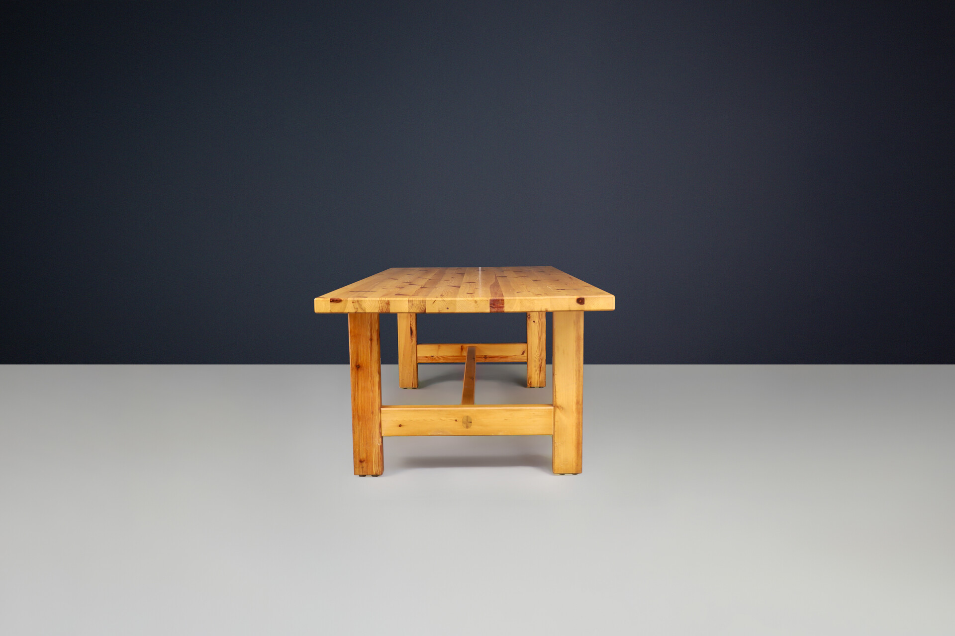 Scandinavian modern Roland Wilhelmsson for Karl Andersson & Söner Rectangular Solid Pine Table 1970 Mid-20th century