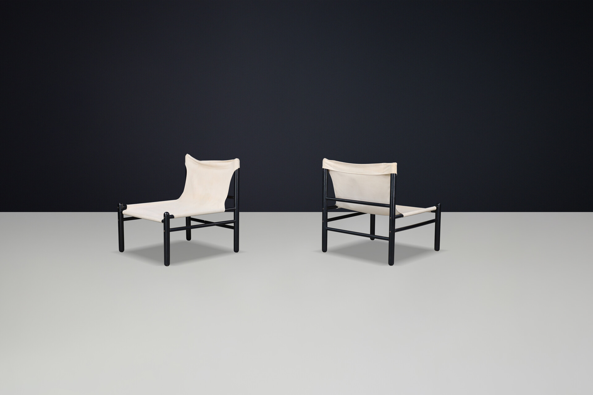 Scandinavian modern Safari chairs, Denmark 1960s Mid-20th century
