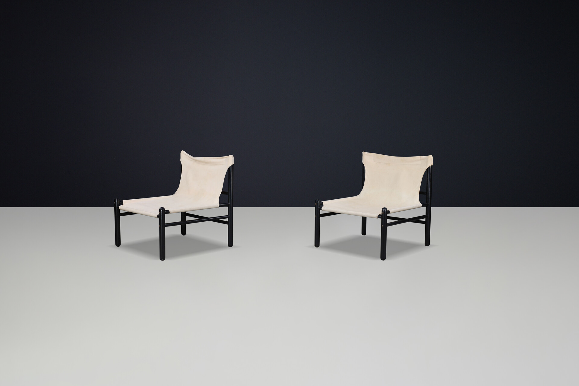 Scandinavian modern Safari chairs, Denmark 1960s Mid-20th century