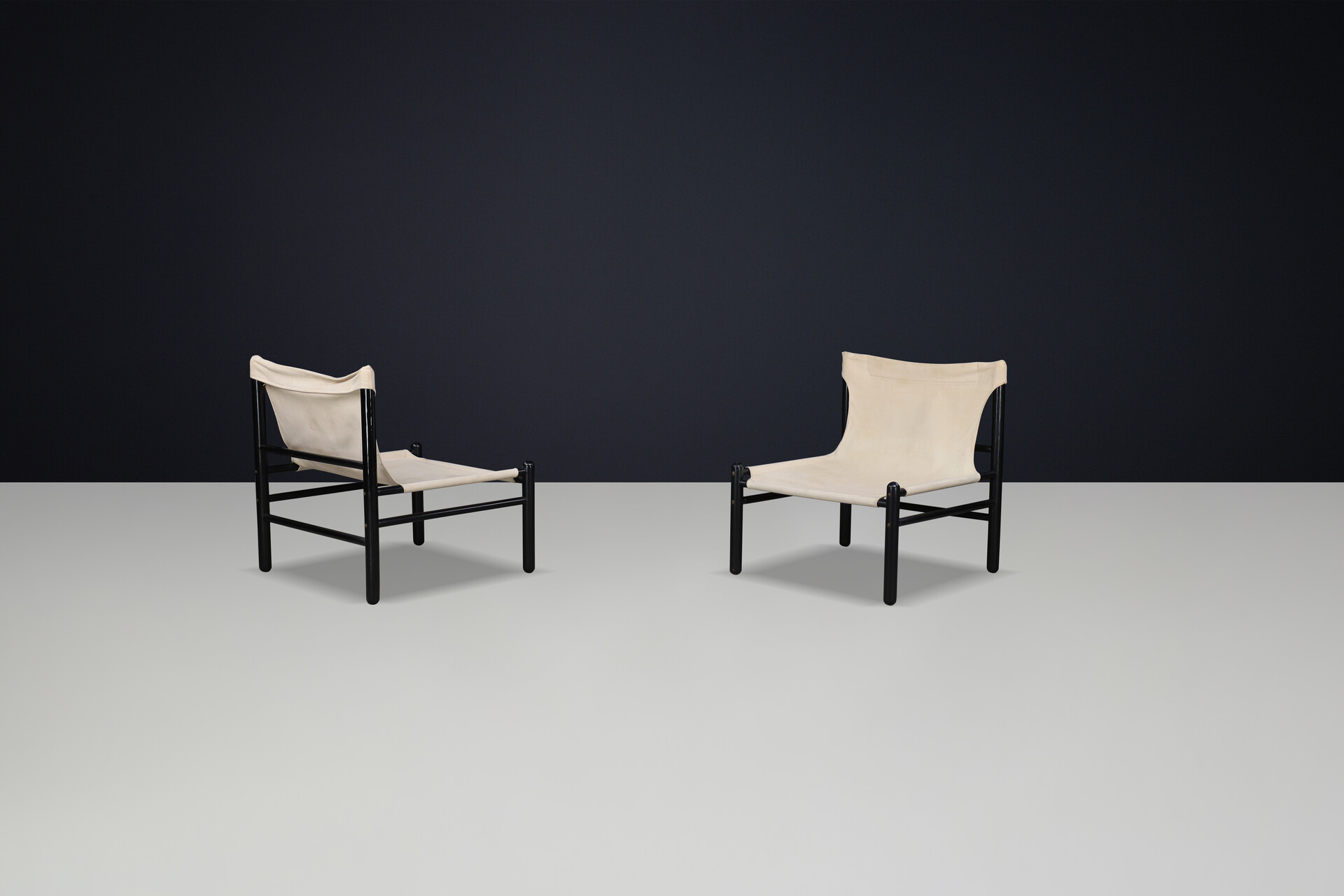 Scandinavian modern Safari chairs, Denmark 1960s Mid-20th century