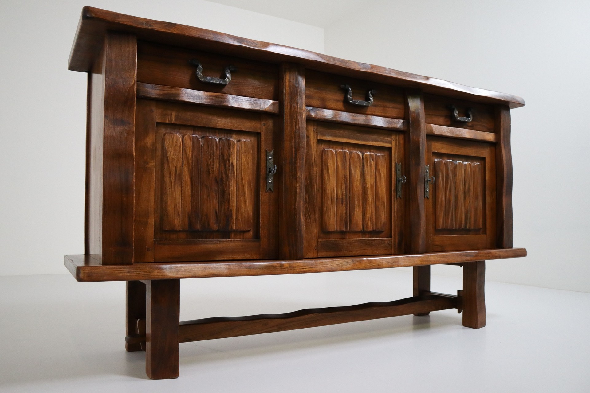 Sculptural Sideboard by Olavi Hänninen for Mikko Nupponen, Finland, 1950s Mid-20th century