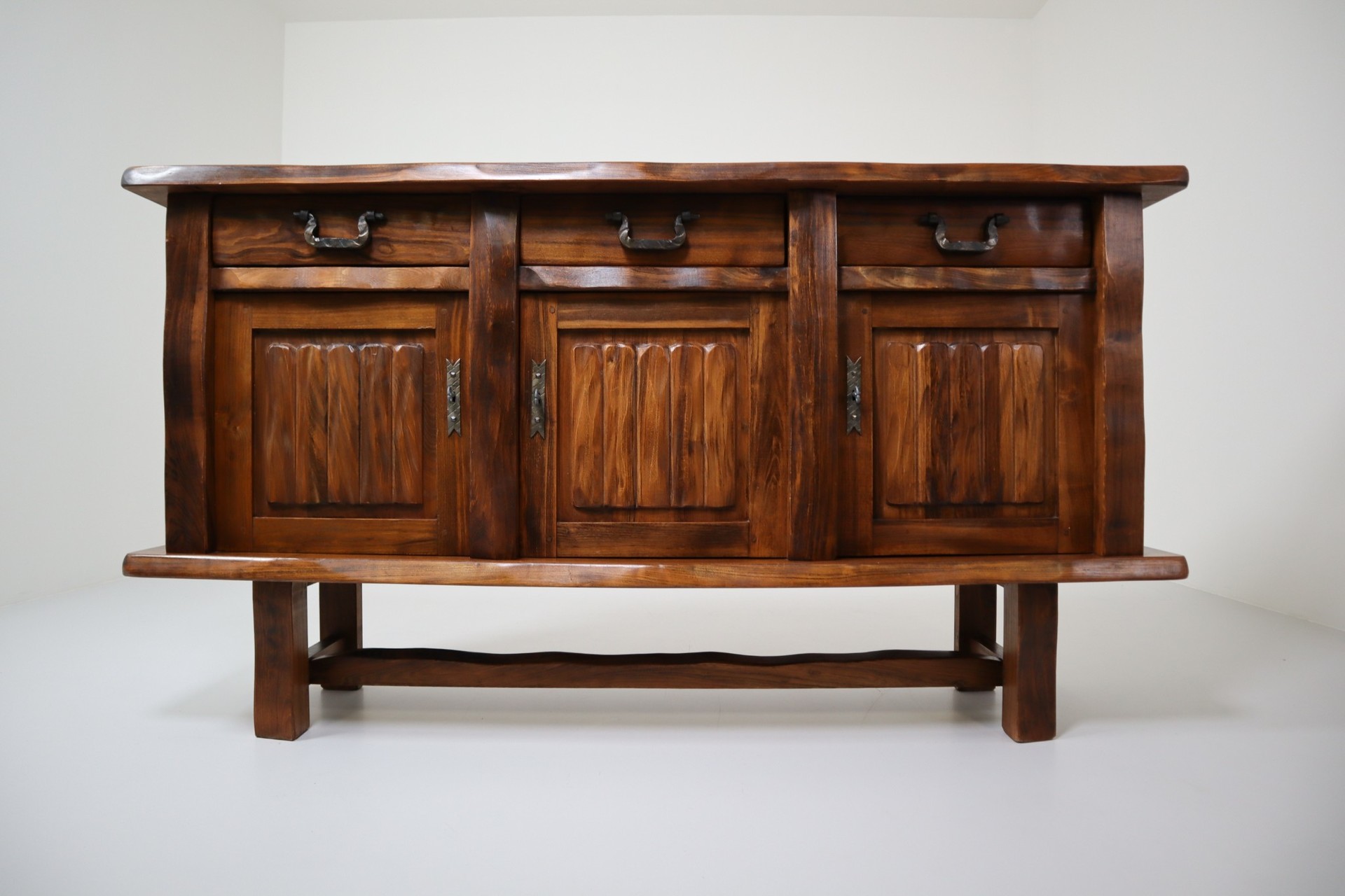 Sculptural Sideboard by Olavi Hänninen for Mikko Nupponen, Finland, 1950s Mid-20th century