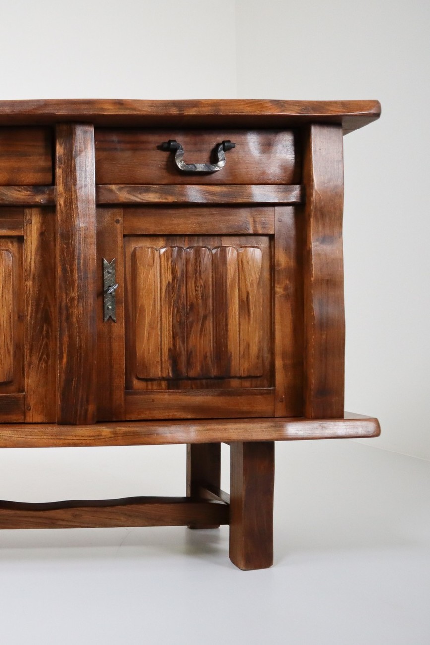Sculptural Sideboard by Olavi Hänninen for Mikko Nupponen, Finland, 1950s Mid-20th century