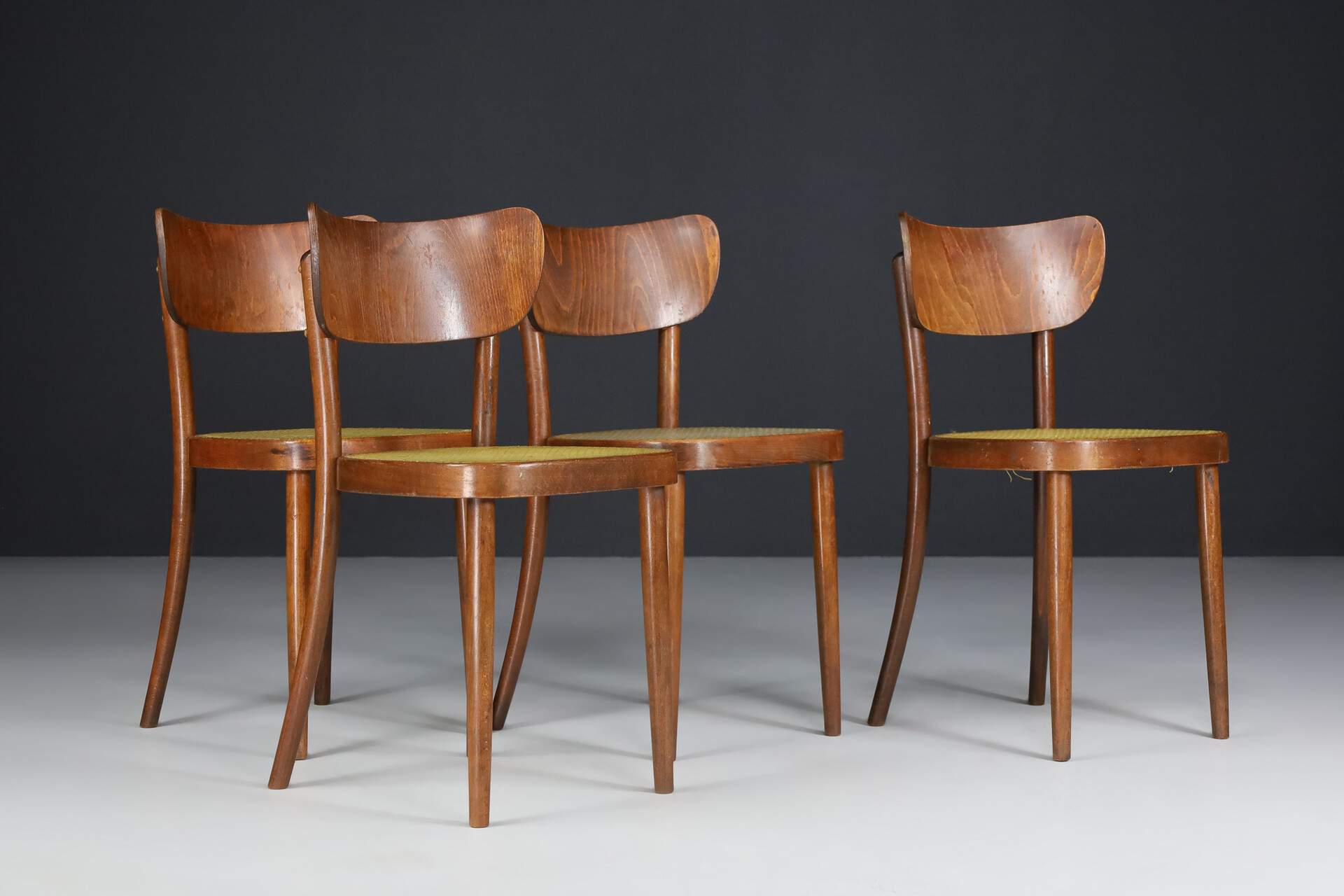 Set of 18 Bistro Chairs by TON ( Thonet ) Praque 1960s Mid-20th century