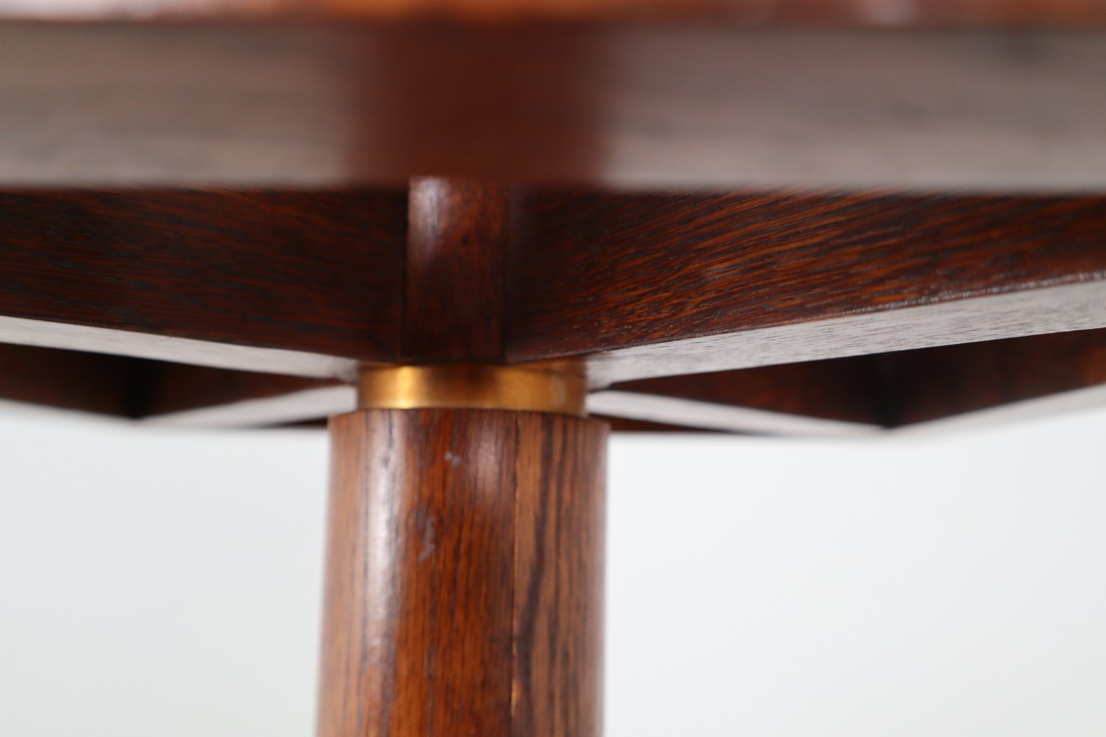 Set of 3 Bauhaus Coathangers in Oak and Brass