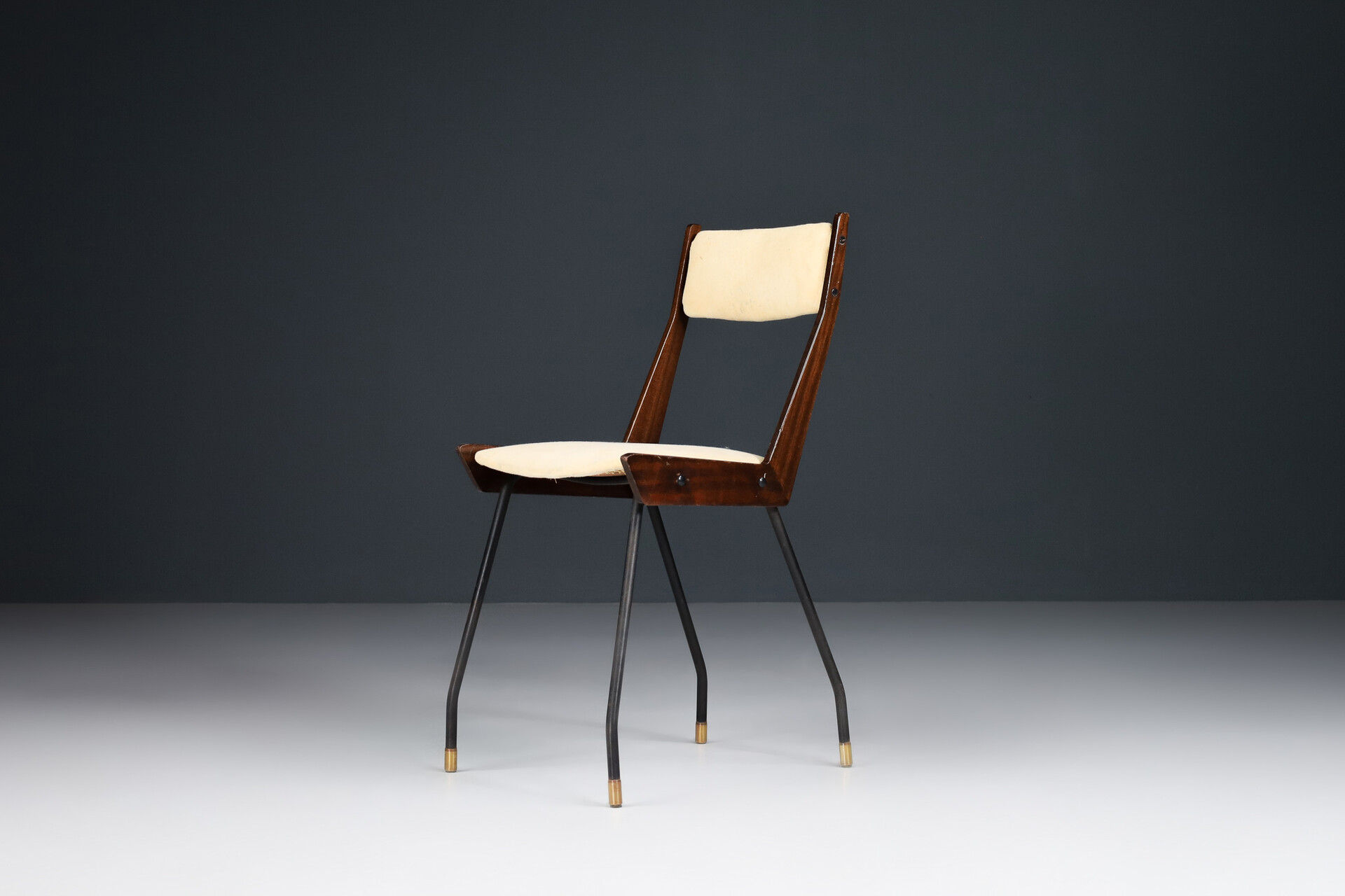 Set of 3 Gianfranco Frattini Chairs, Italy 1950s Mid-20th century